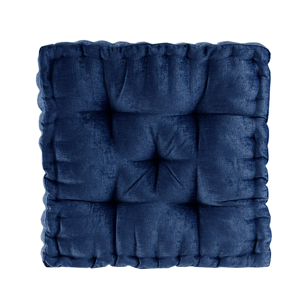 Chenille Tufted Square Floor Cushion - Image 39