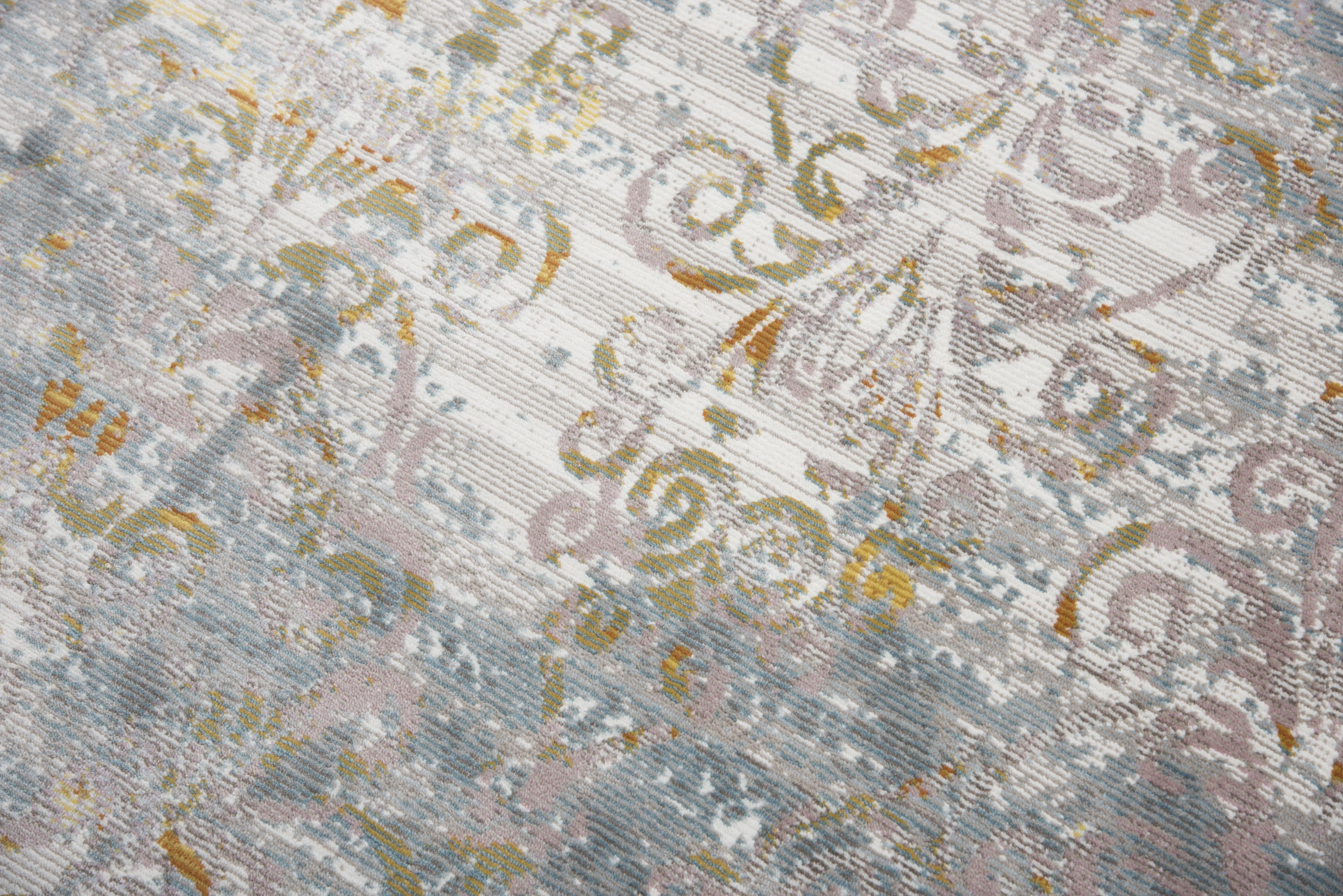 Power Loomed Broken Damask Area Rug - Image 4