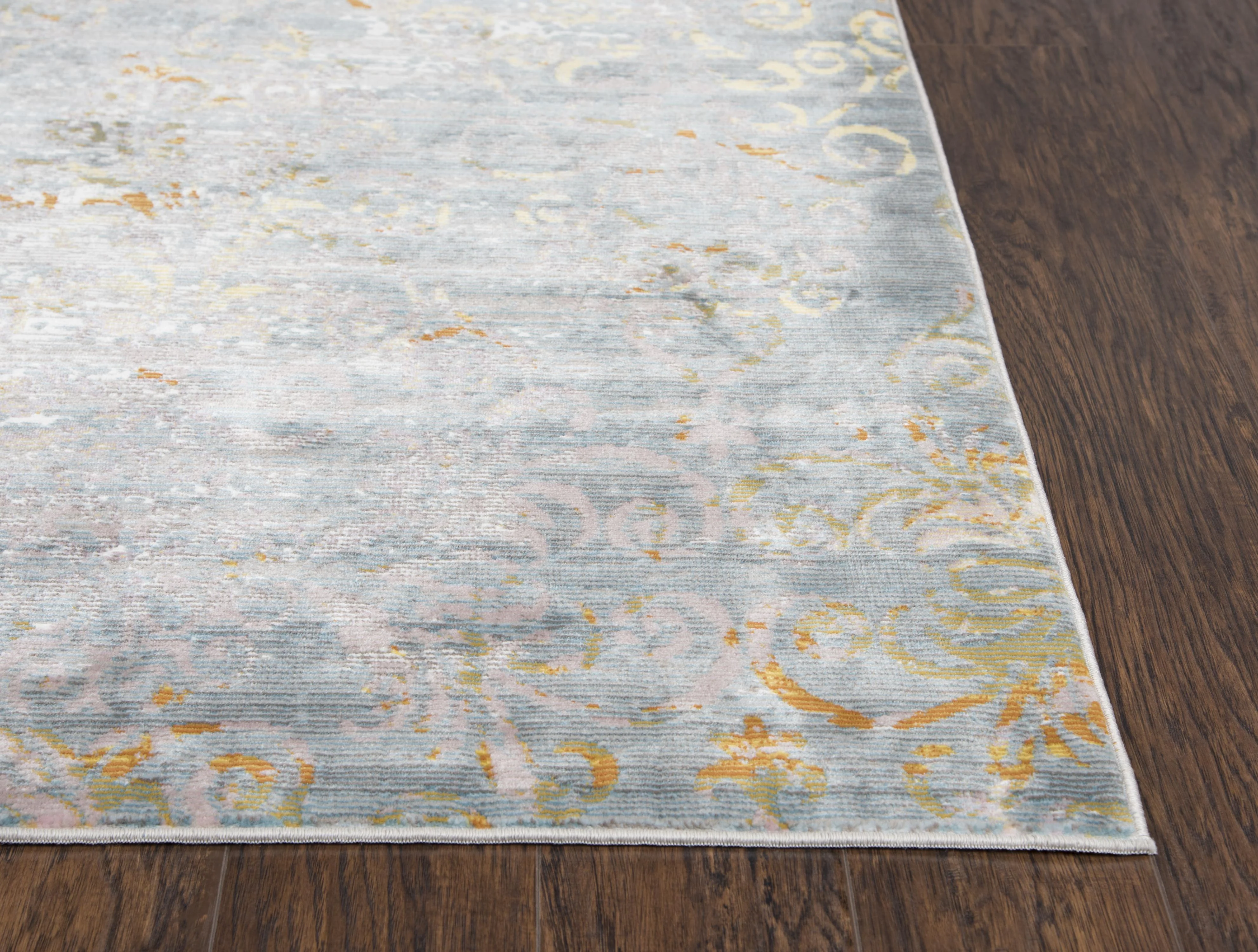 Power Loomed Broken Damask Area Rug - Image 5