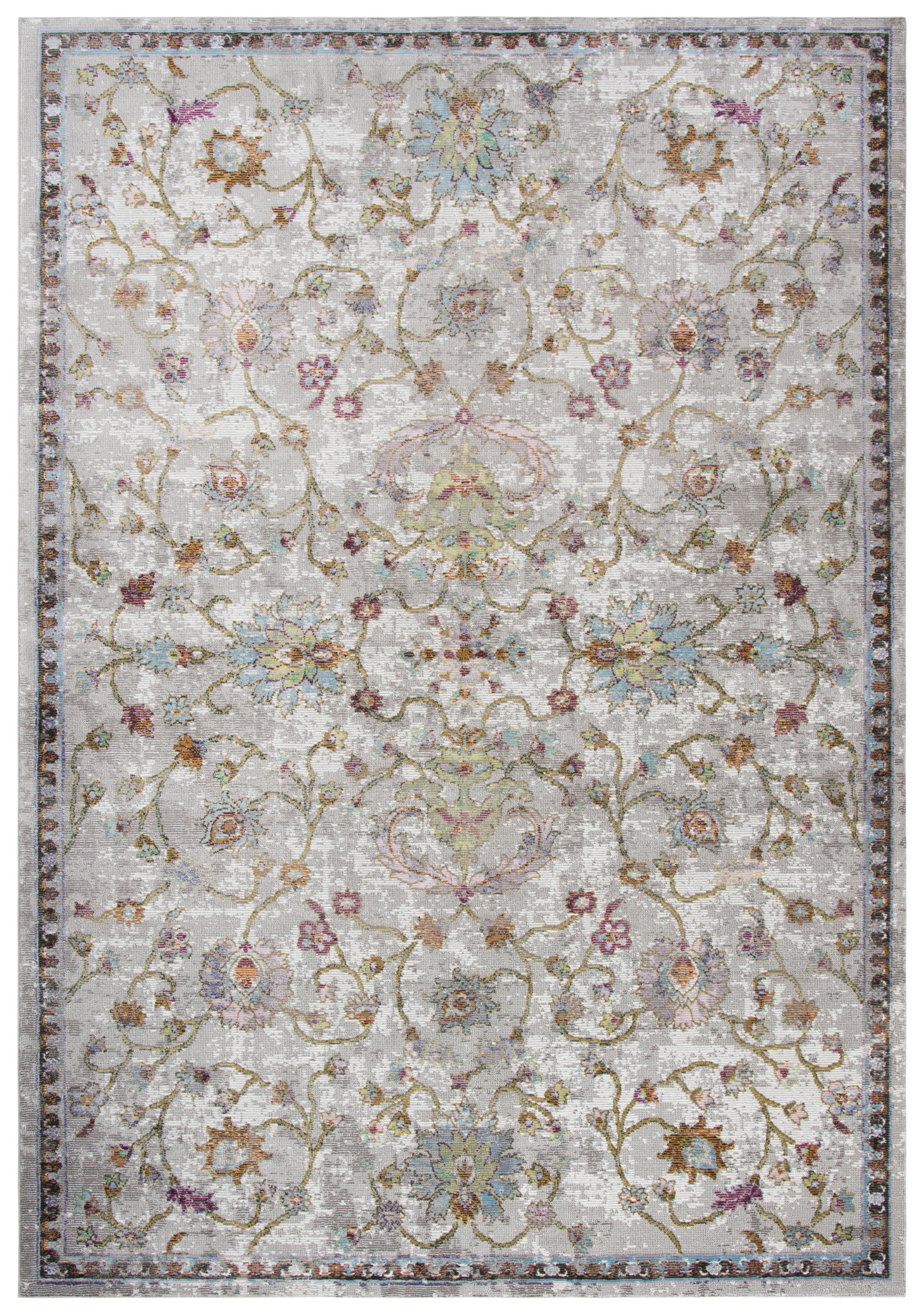 Power Loomed Vine/Scroll Work Area Rug