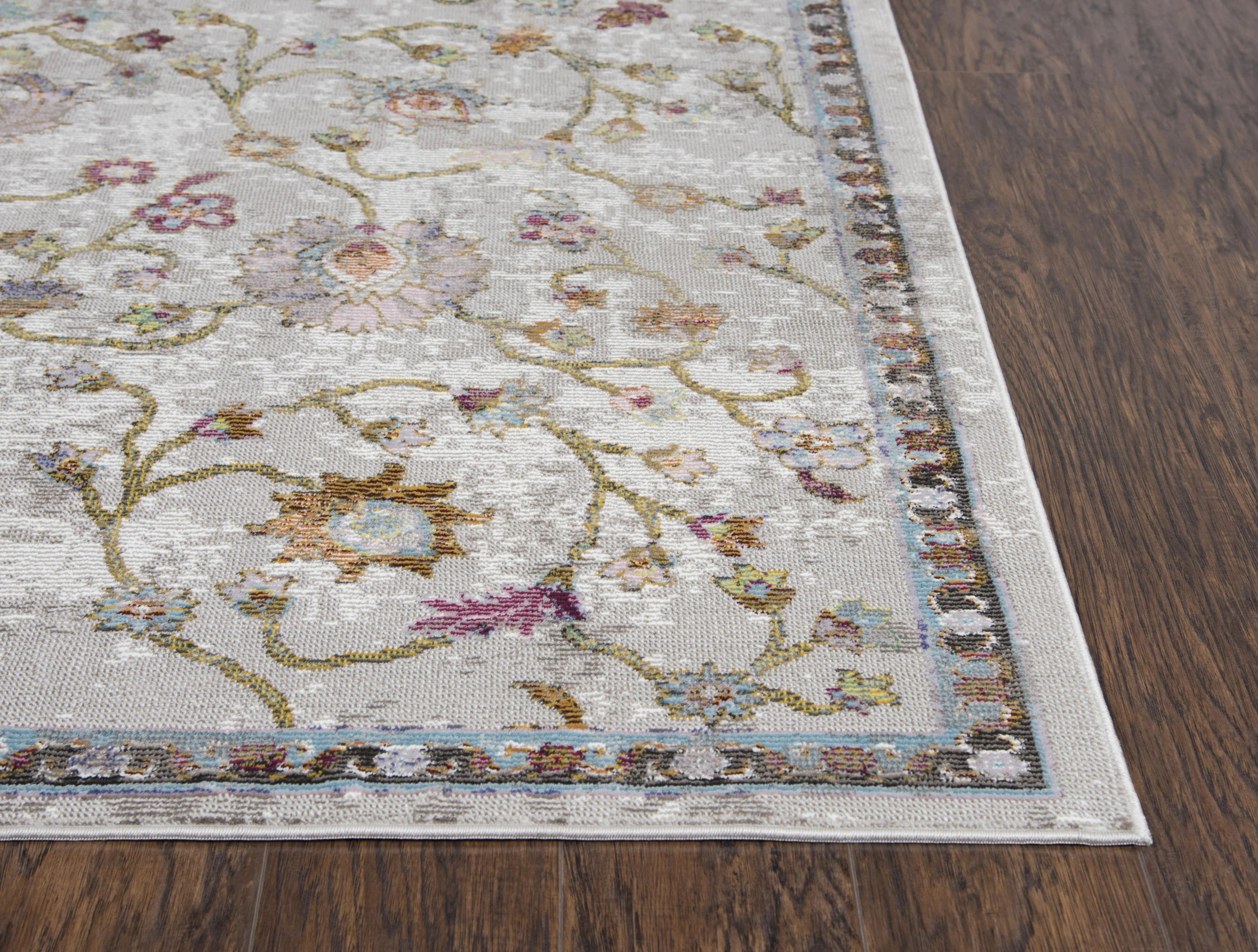 Power Loomed Vine/Scroll Work Area Rug - Image 5