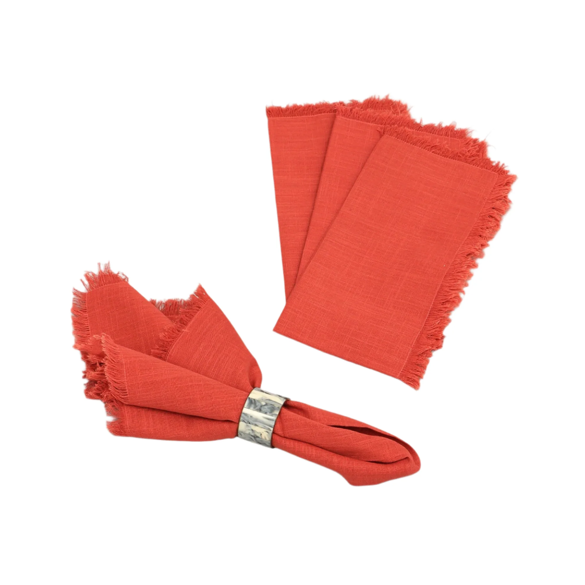 Premium Cotton Classic Hemstitch 20x20 Dinner Napkins, Set of 4 - Image 29