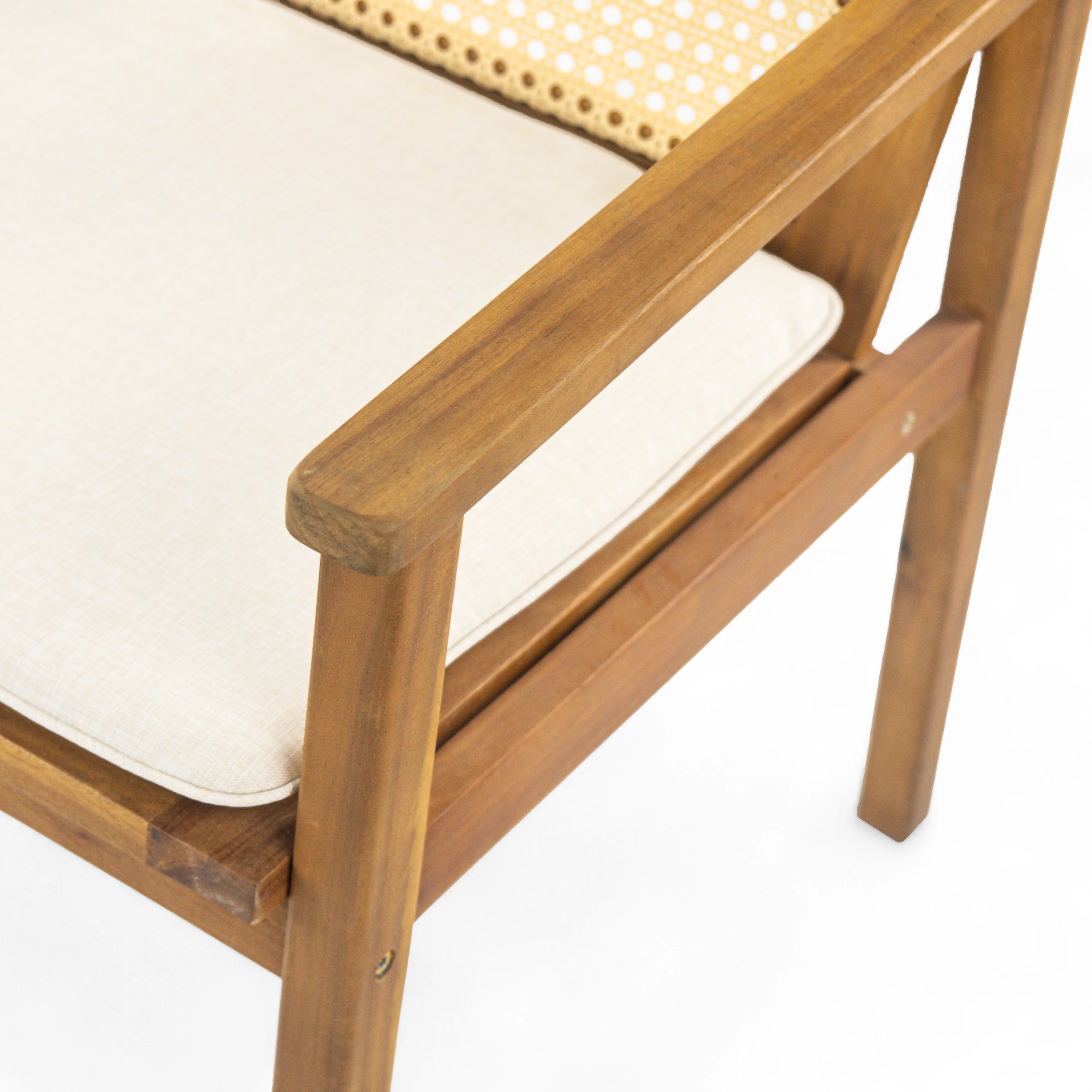 Preston Outdoor Dining Chair with Cushion, Set of 2 - Image 15