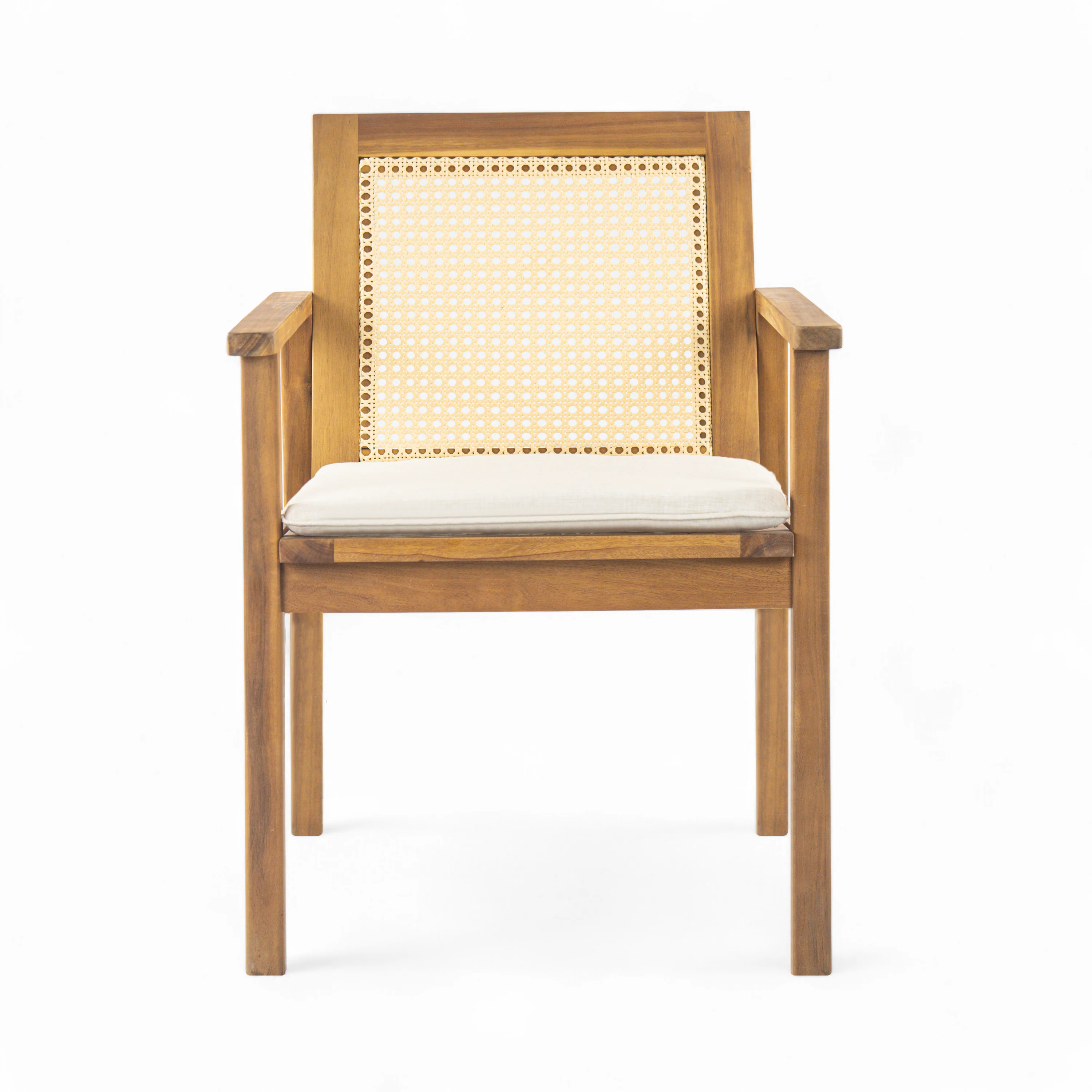 Preston Outdoor Dining Chair with Cushion, Set of 2 - Image 4