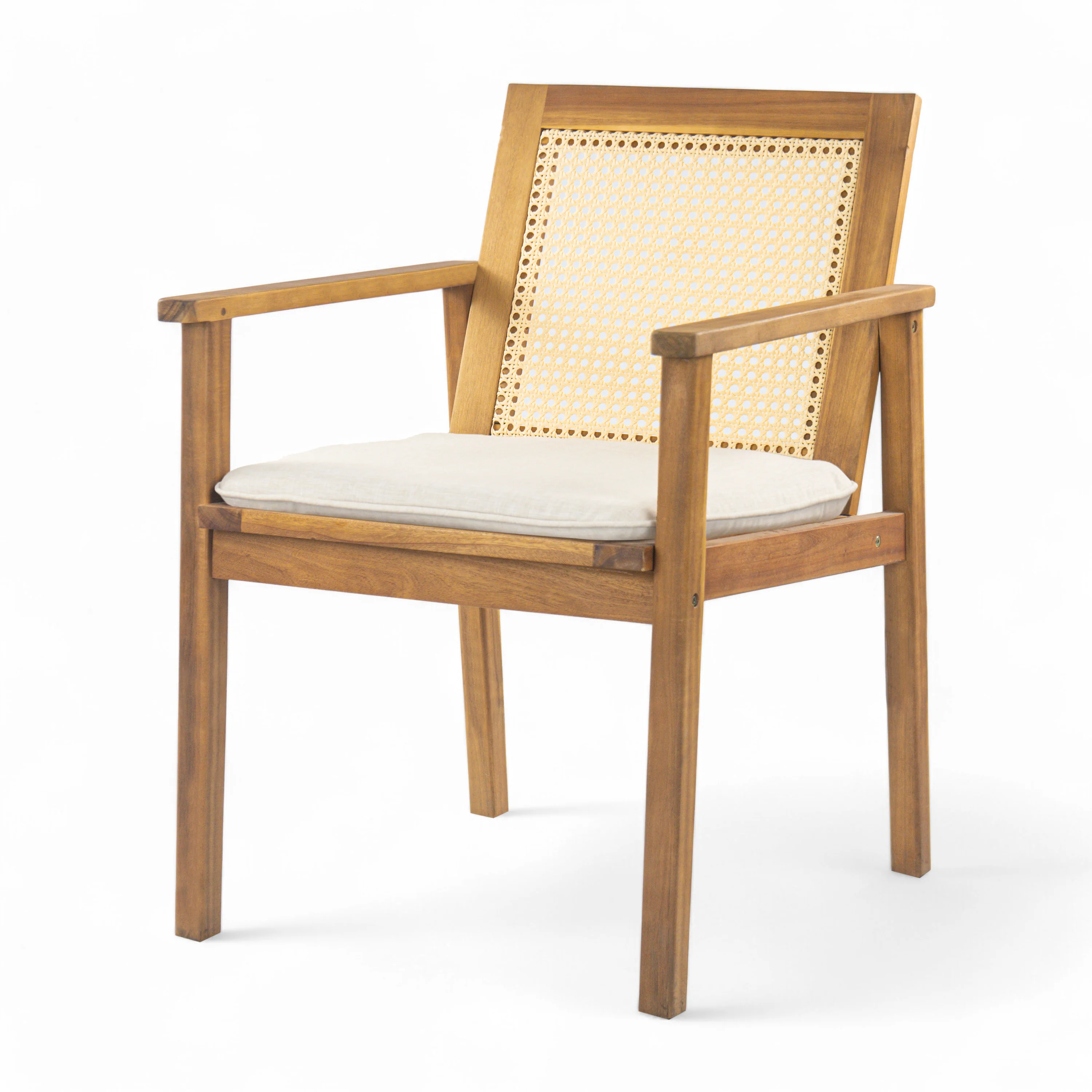 Preston Outdoor Dining Chair with Cushion, Set of 2 - Image 5