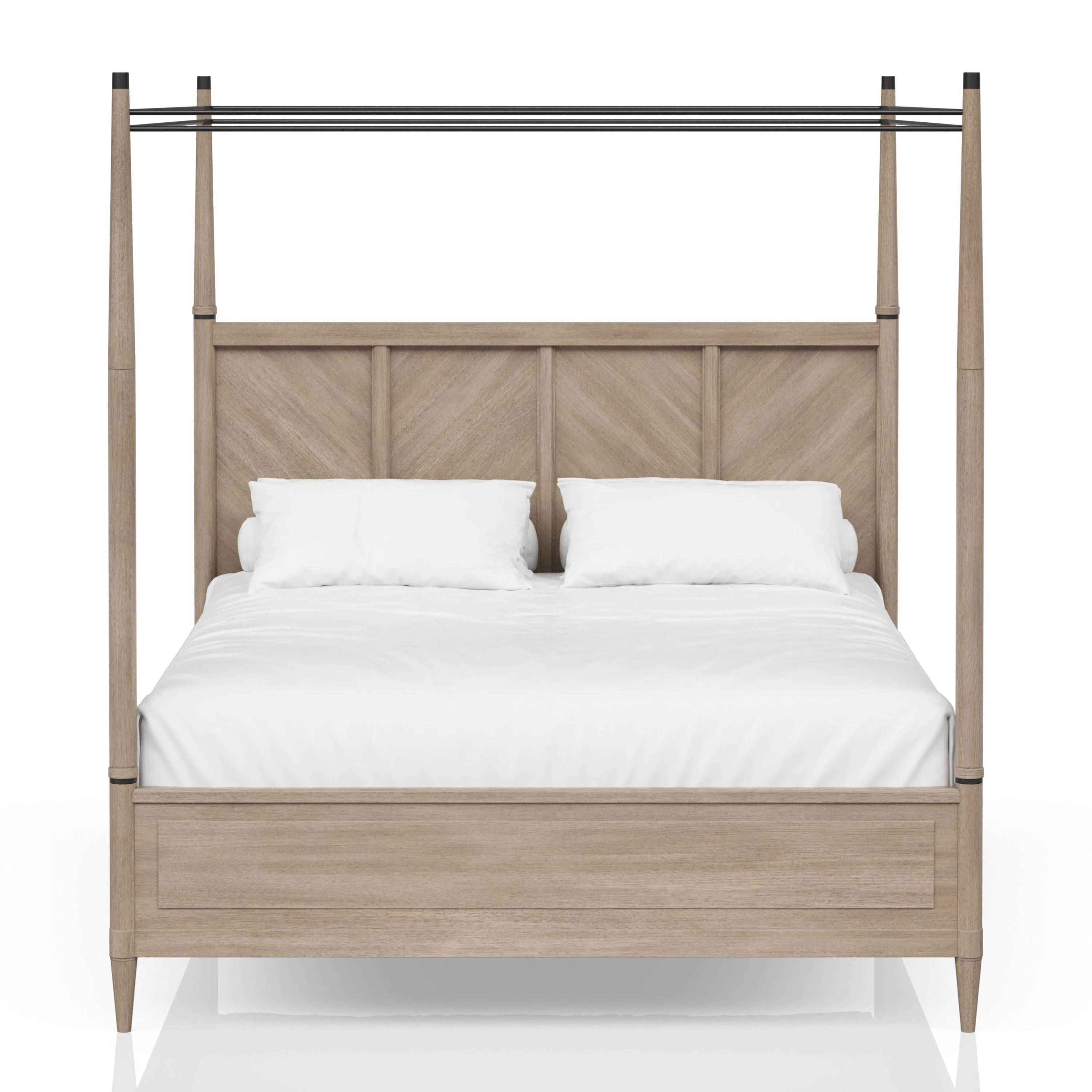 Avendale Queen Canopy Bed Bedroom Set - Image 4