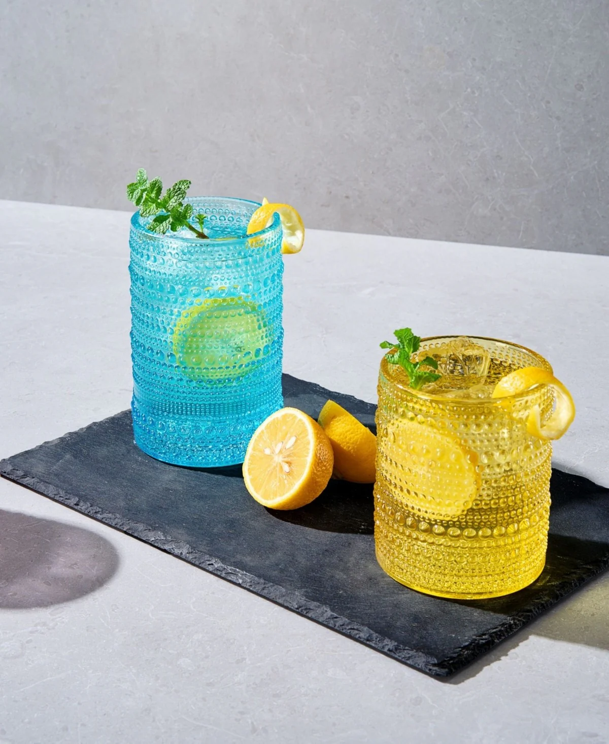 Rainbow Hobnail Highball Glasses Set of 12 - Image 3