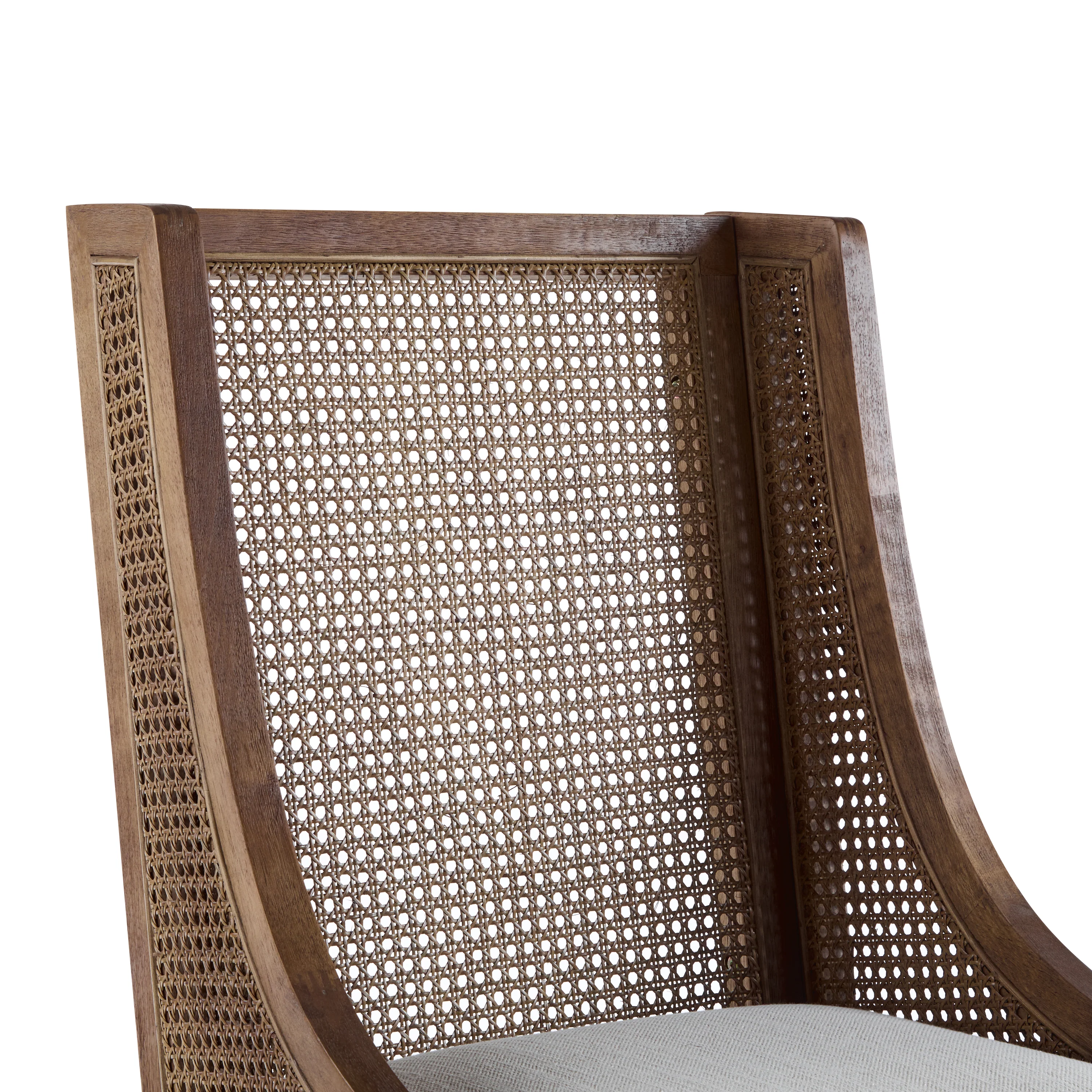 Rattan Wingback Dining Chair, Set of 2 - Image 10
