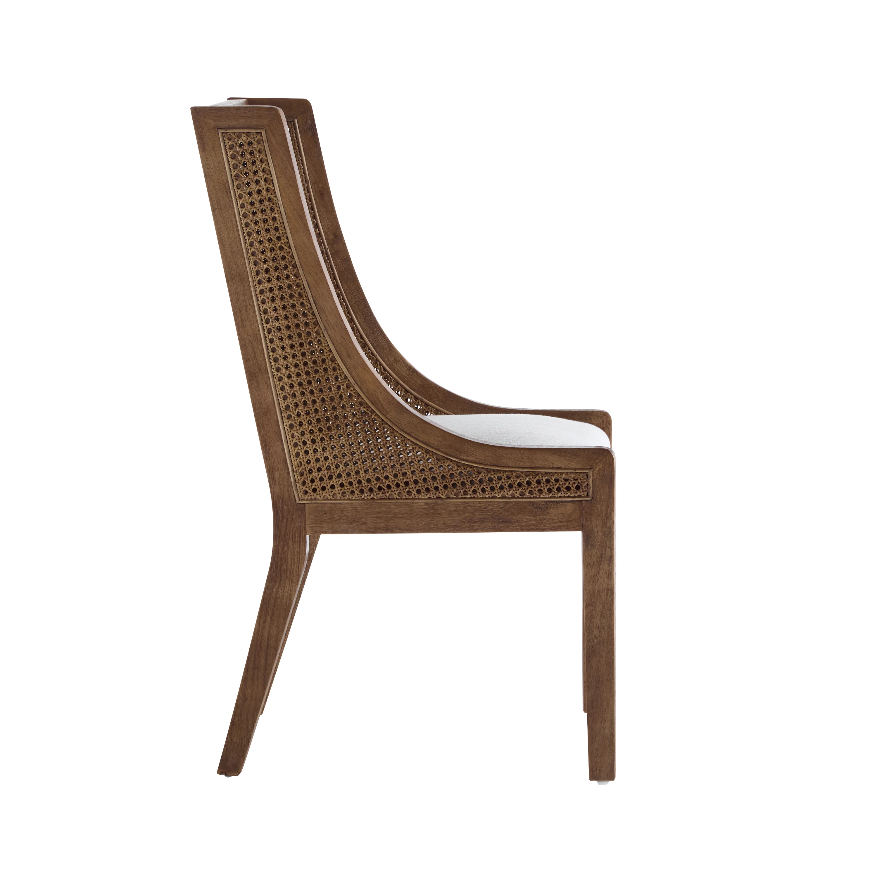 Rattan Wingback Dining Chair, Set of 2 - Image 6