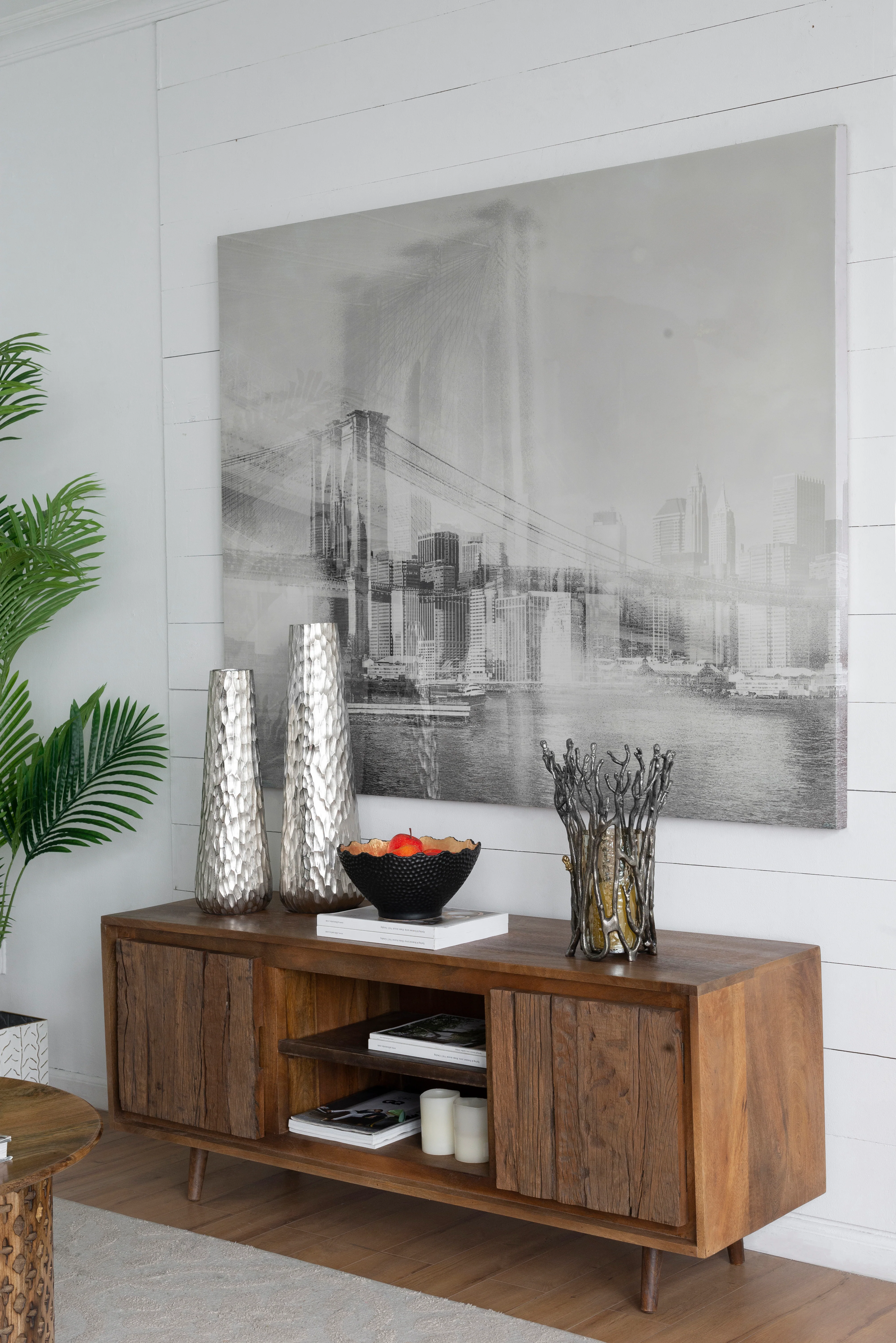 Reclaimed Wood TV Stand - Image 8
