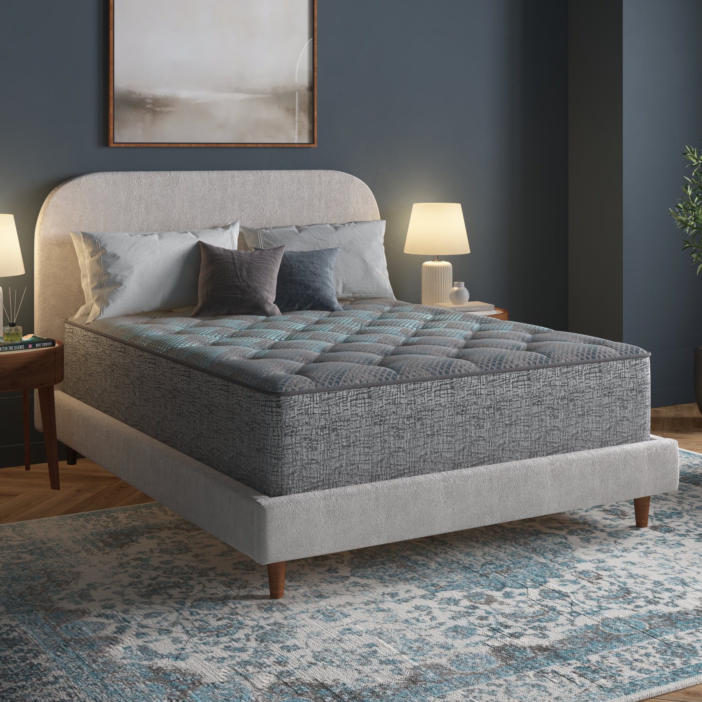 Restonic Comfort Care 11" Hybrid Mattress, Individual Pocketed Coil Mattress, Medium Comfort