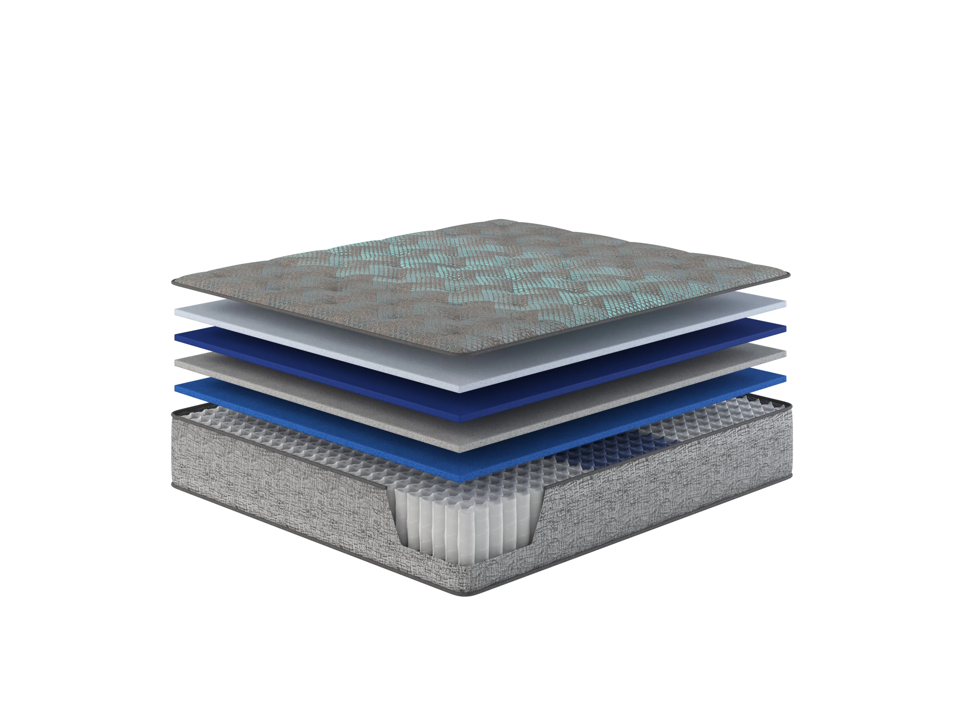 Restonic Comfort Care 11" Hybrid Mattress, Individual Pocketed Coil Mattress, Medium Comfort - Image 3