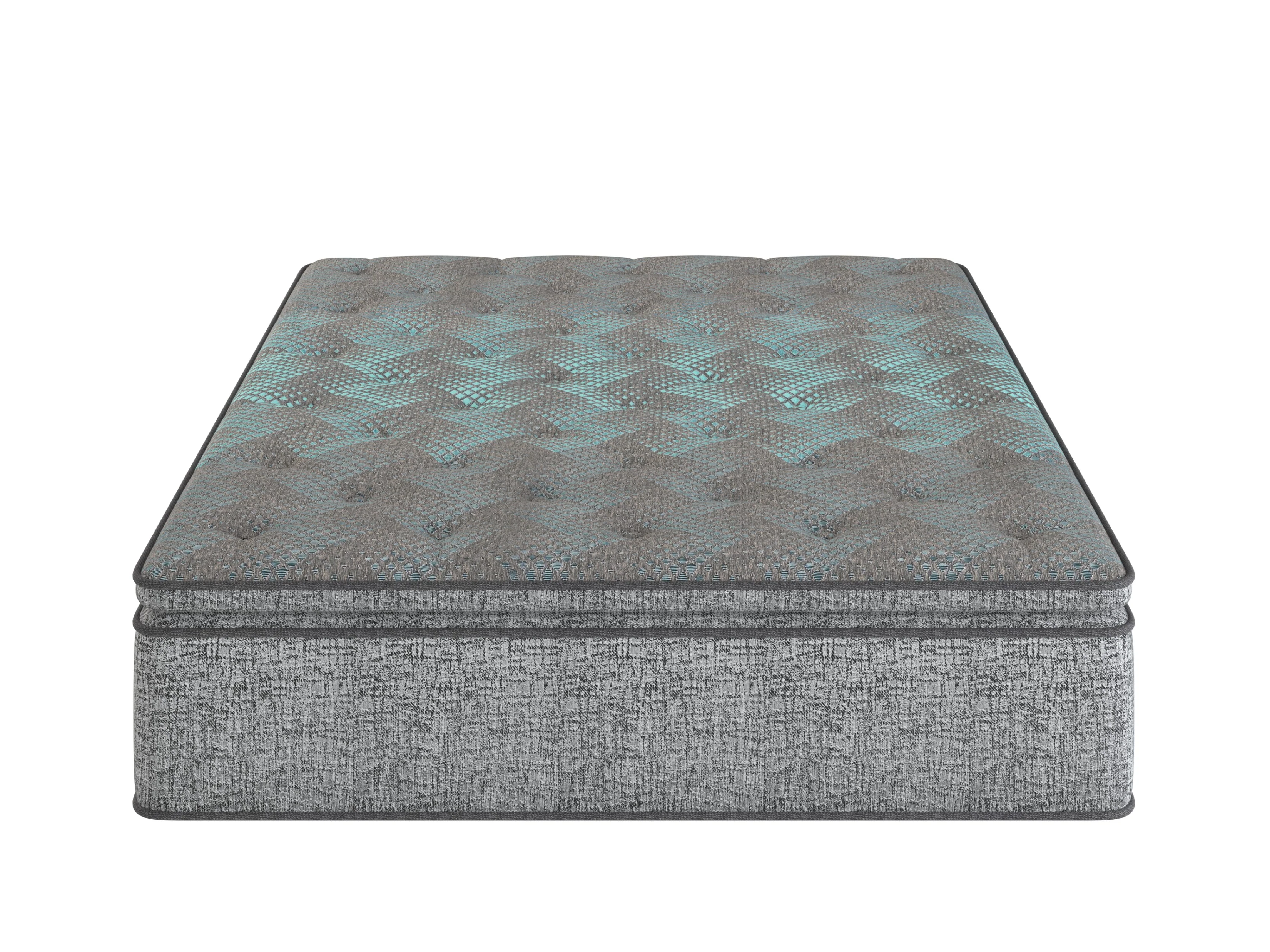 Restonic Comfort Care 12" Hybrid Euro Top Mattress, Individual Pocketed Coil Mattress, Plush Comfort - Image 5