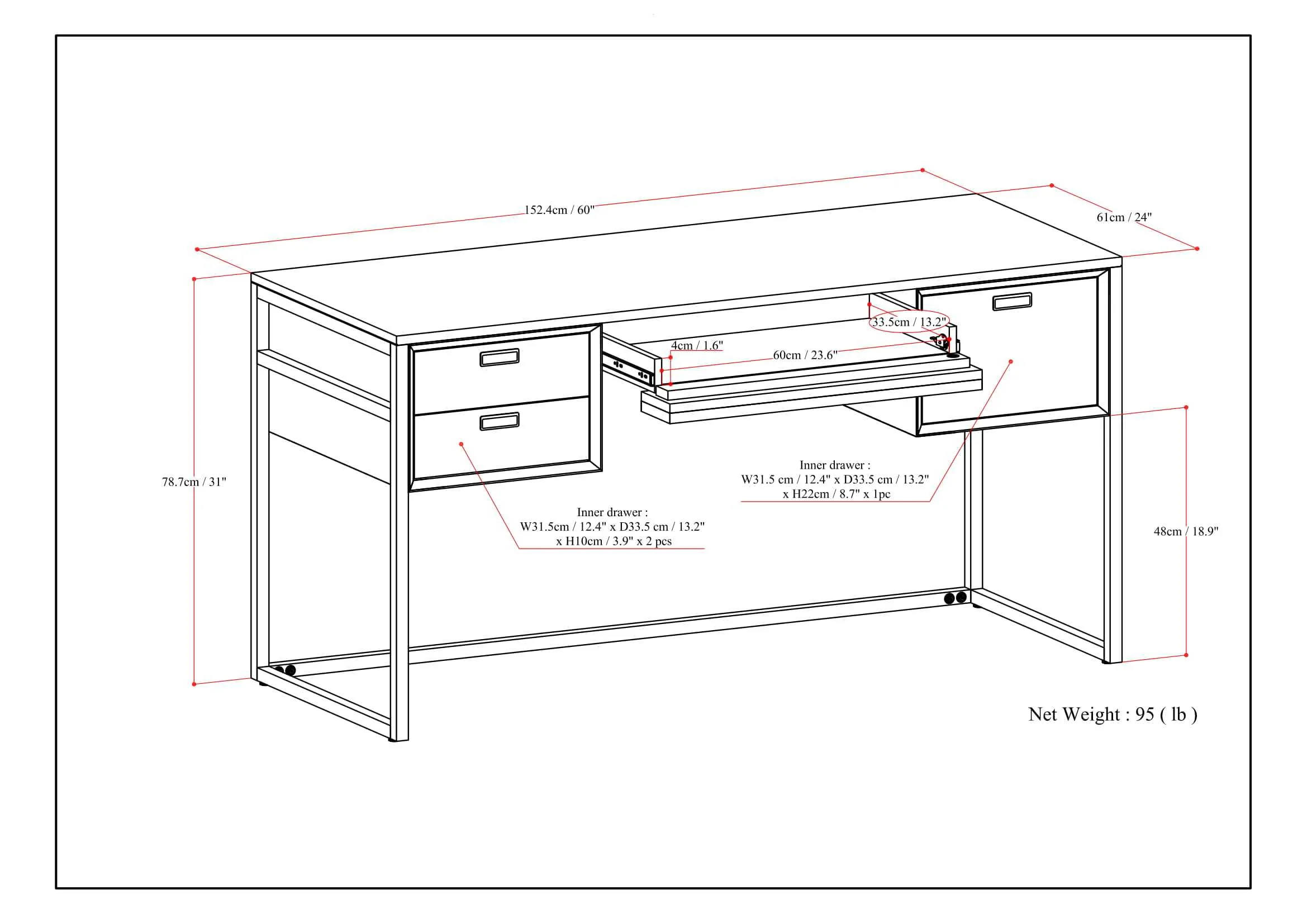 Richmond Home Office Desk - Image 6