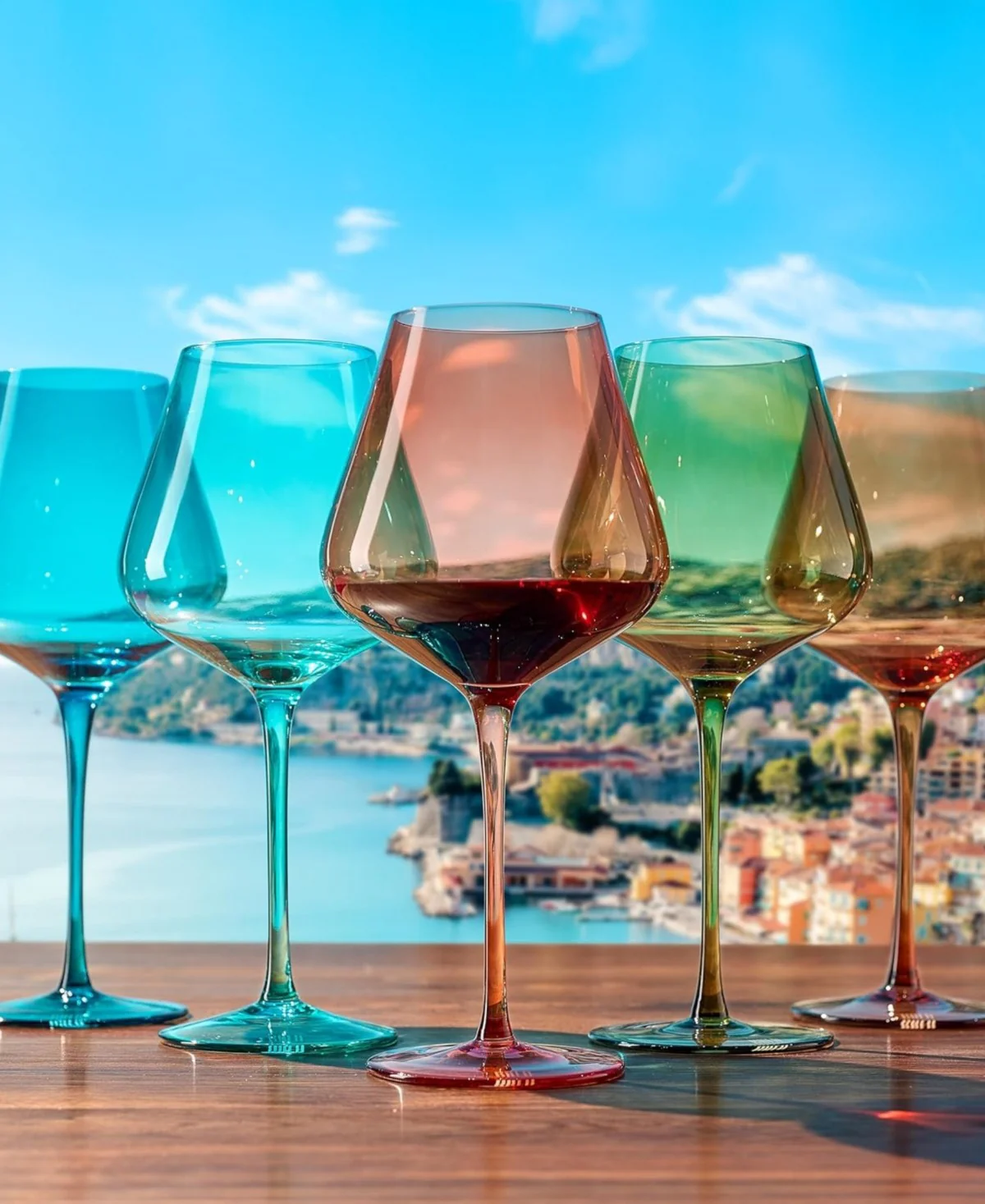 Riviera Wine Glasses Set of 5 - Image 2