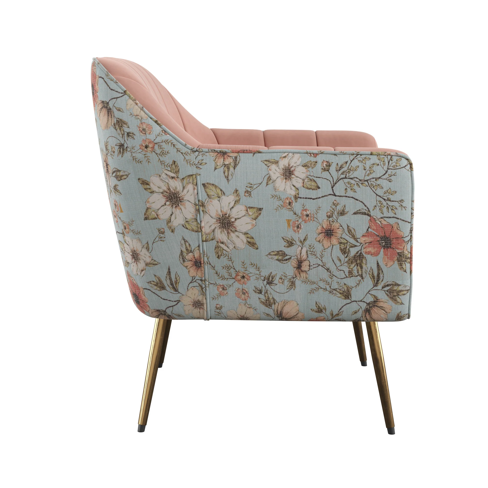 Rose Pink Accent Chair - Image 4