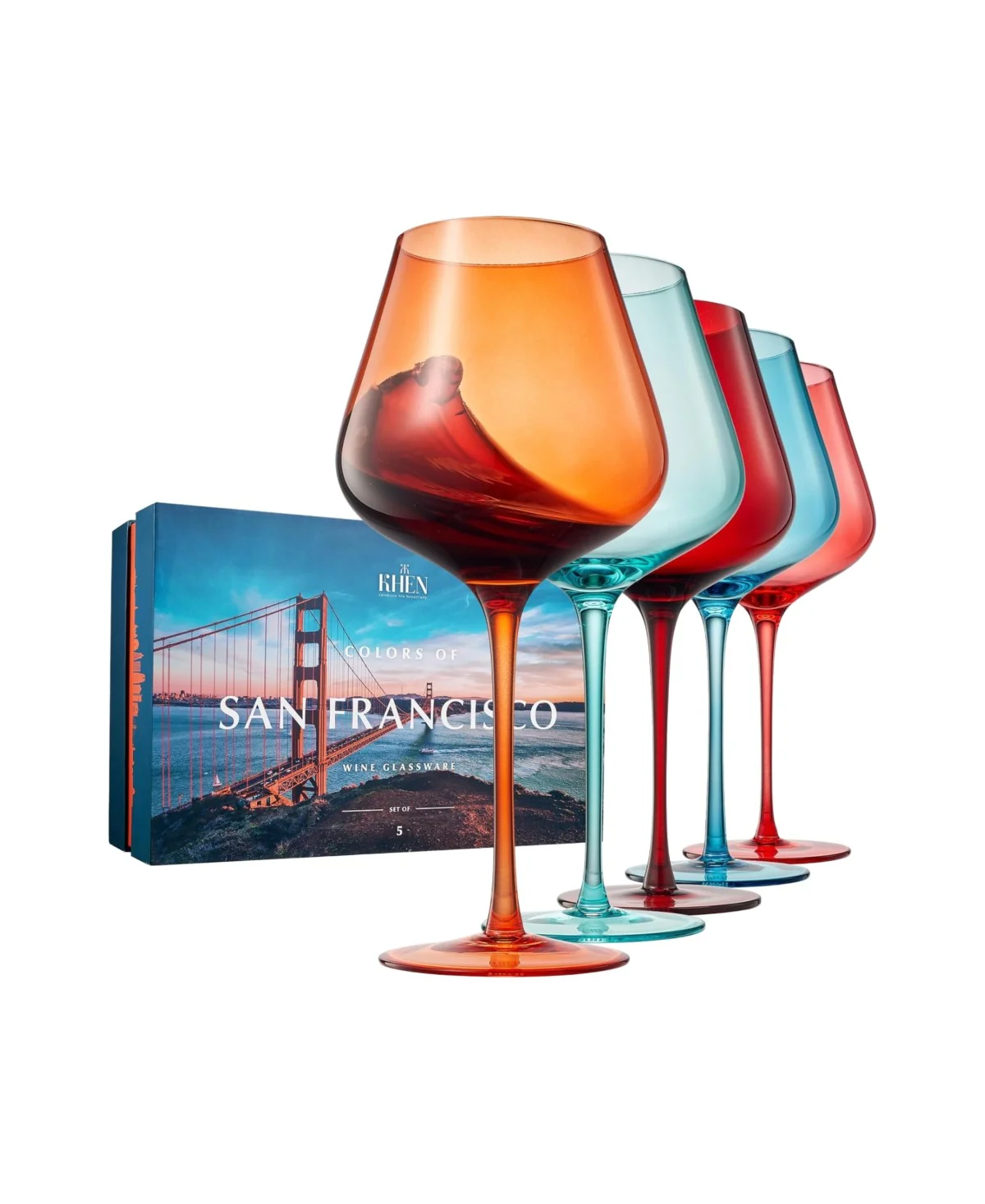 San Francisco Glasses Set of 5 - Image 3