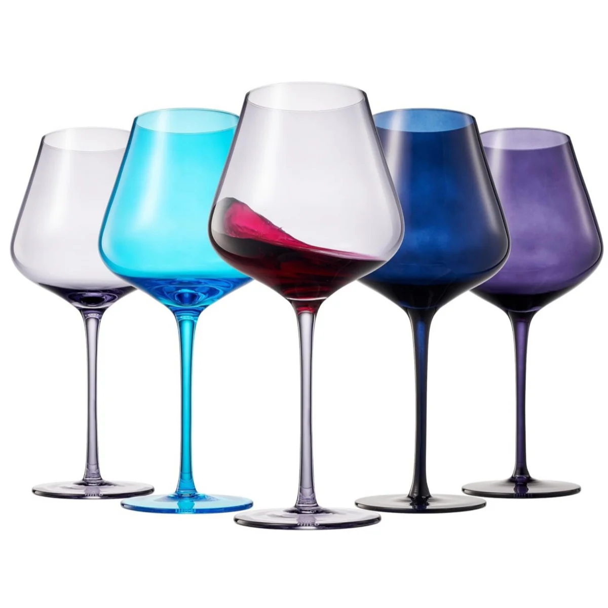Santorini Wine Glasses Set of 5