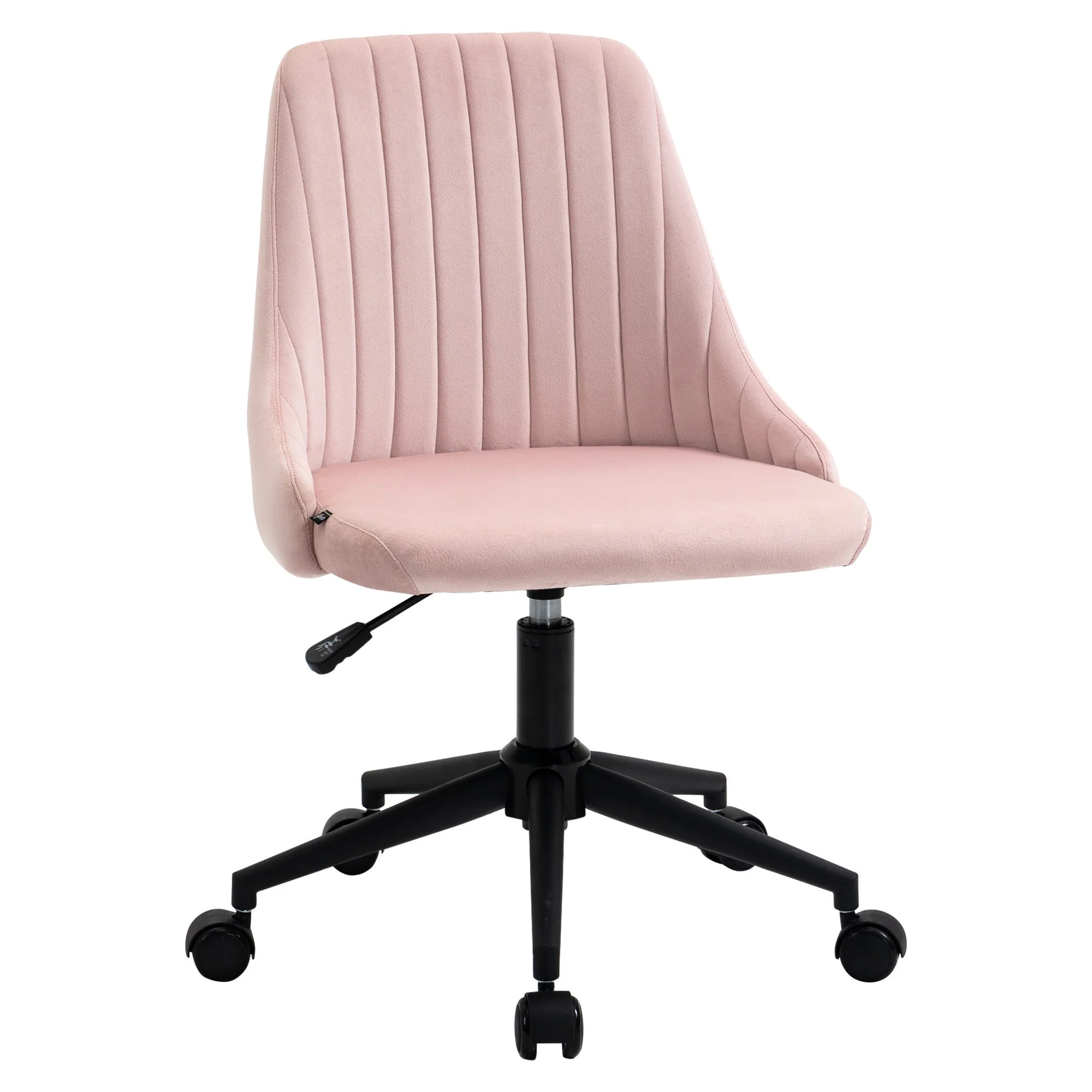 Scalloped Velvet Swivel Desk Chair - Image 11