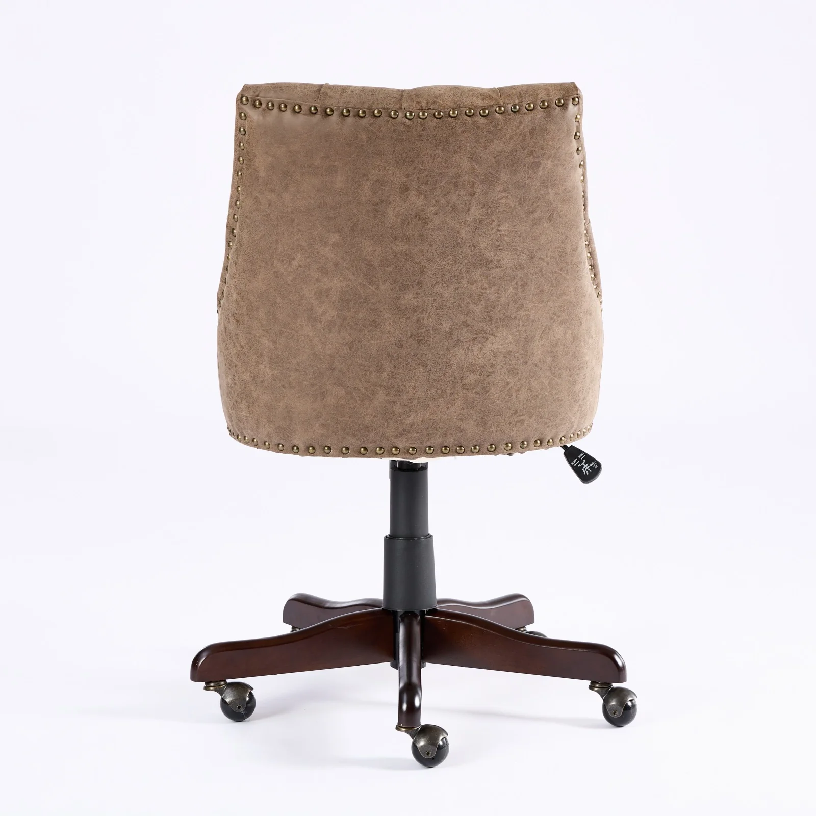 Sheepskin Pattern Fabric Home Office Chair with Lift, Swivel and Recline Functions - Image 28