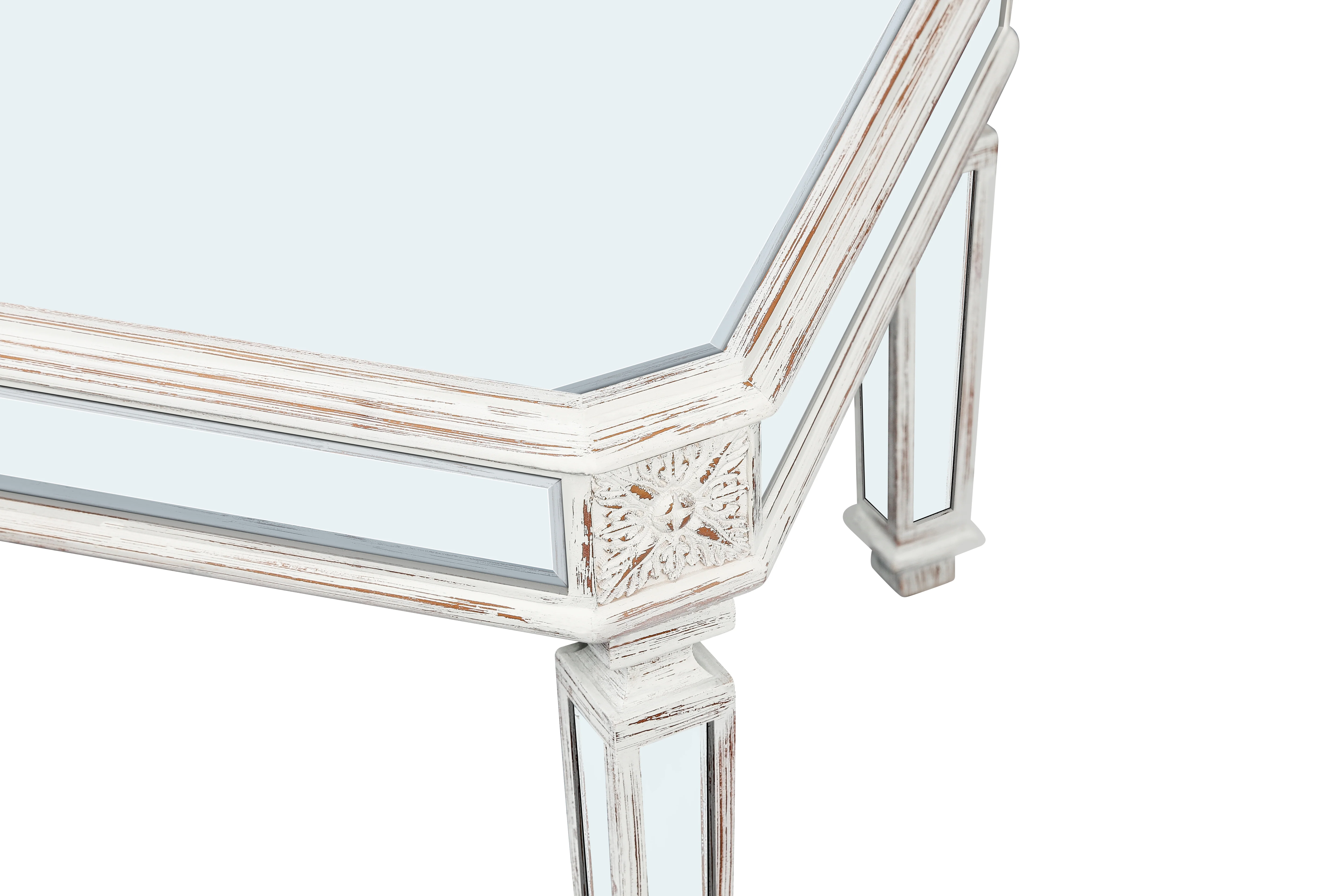 Silver Mirrored Coffee Table - Image 8
