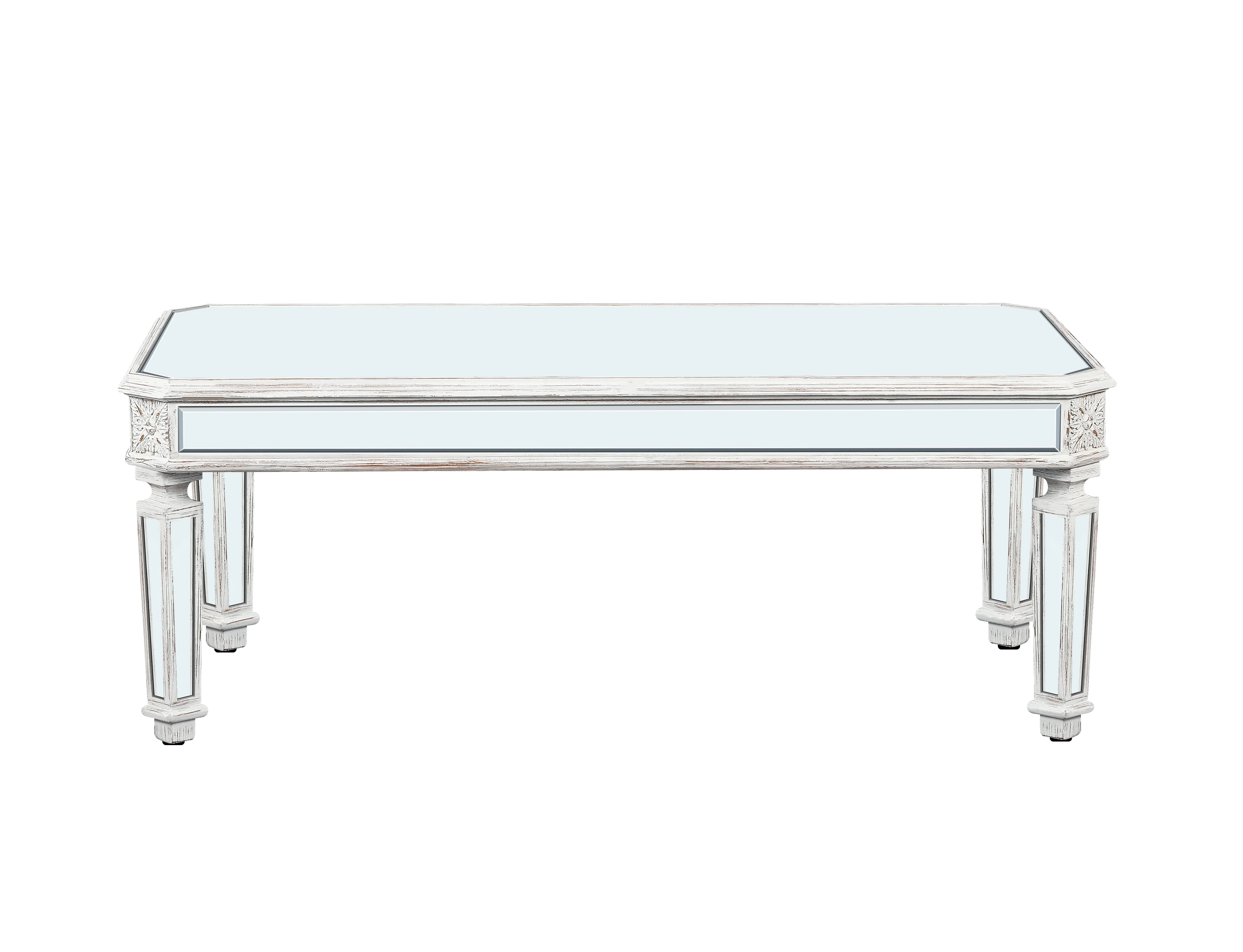 Silver Mirrored Coffee Table - Image 9