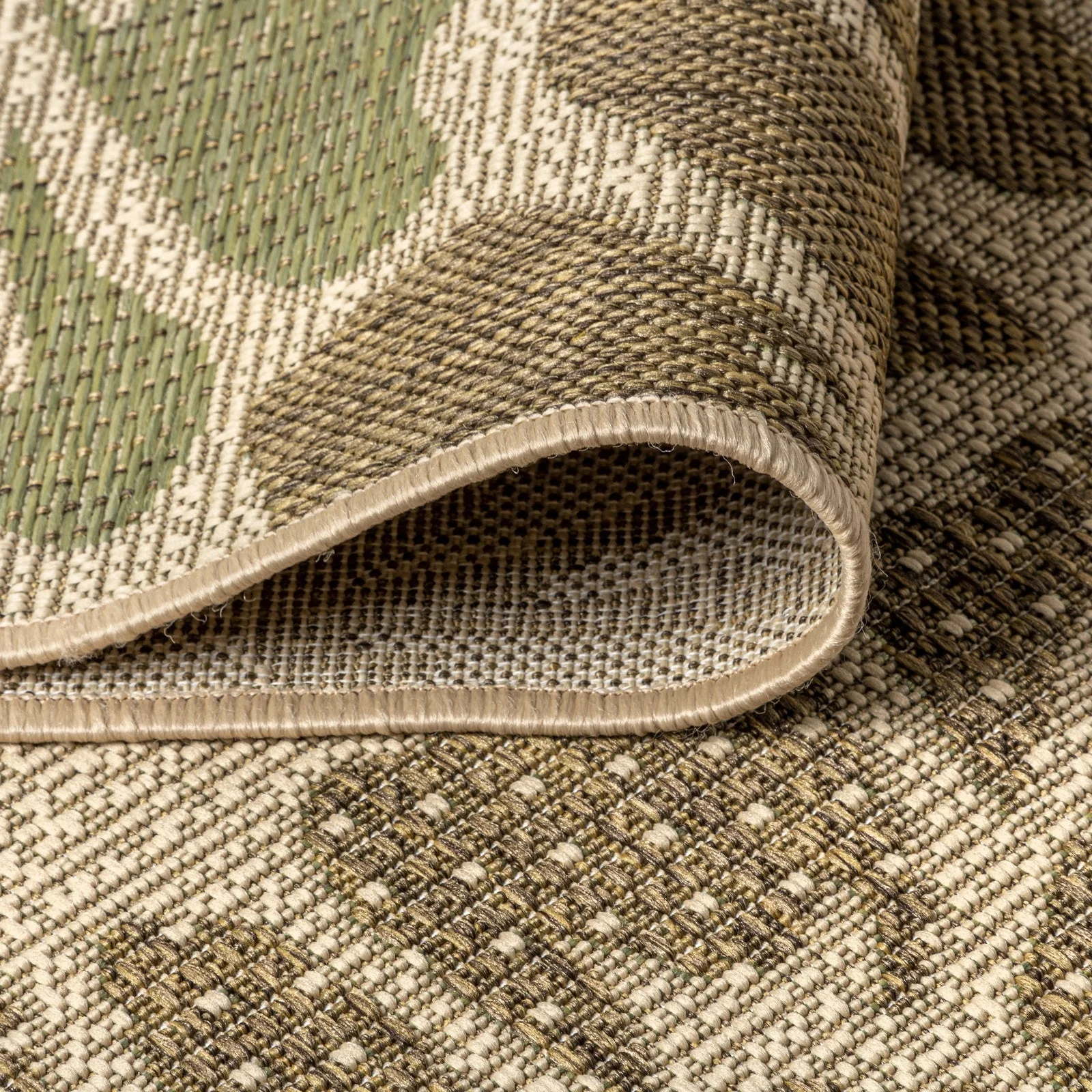 Zinnia Modern Floral Textured Weave Indoor/Outdoor Runner Rug - Image 21