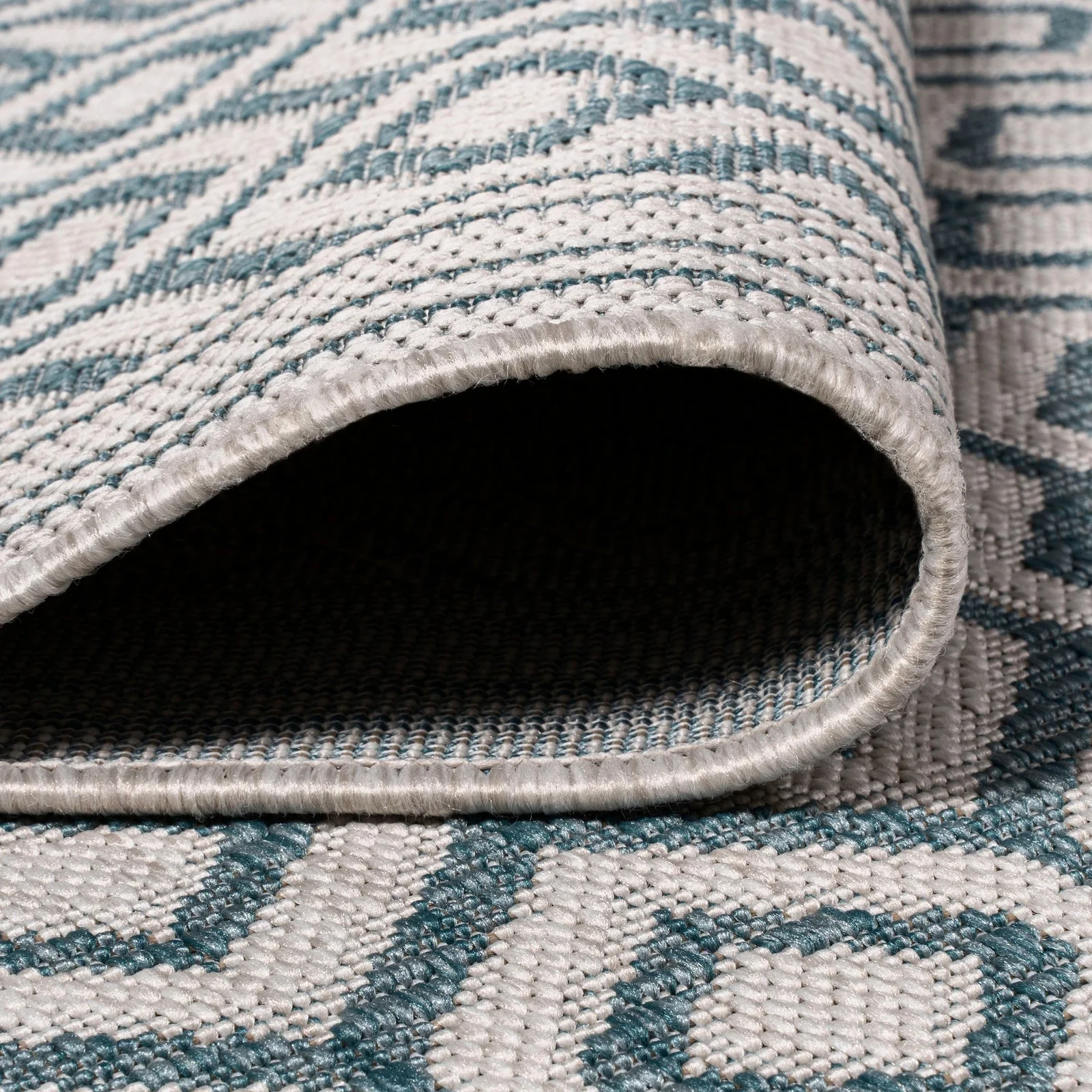 Marvao Diamond Trellis Indoor/Outdoor Runner Rug - Image 10