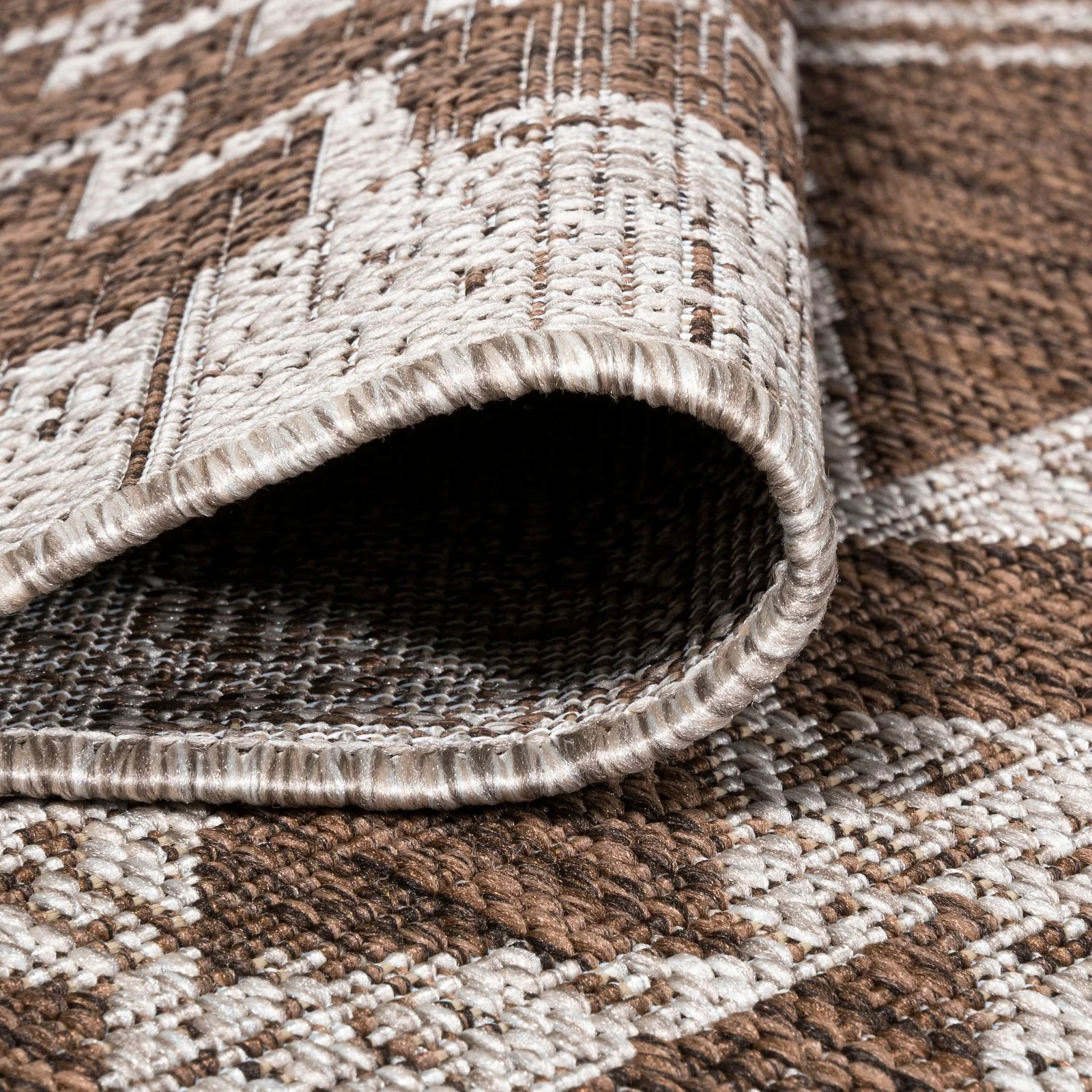 Marokko Diamond Tribal Medallion Indoor/Outdoor Runner Rug - Image 21