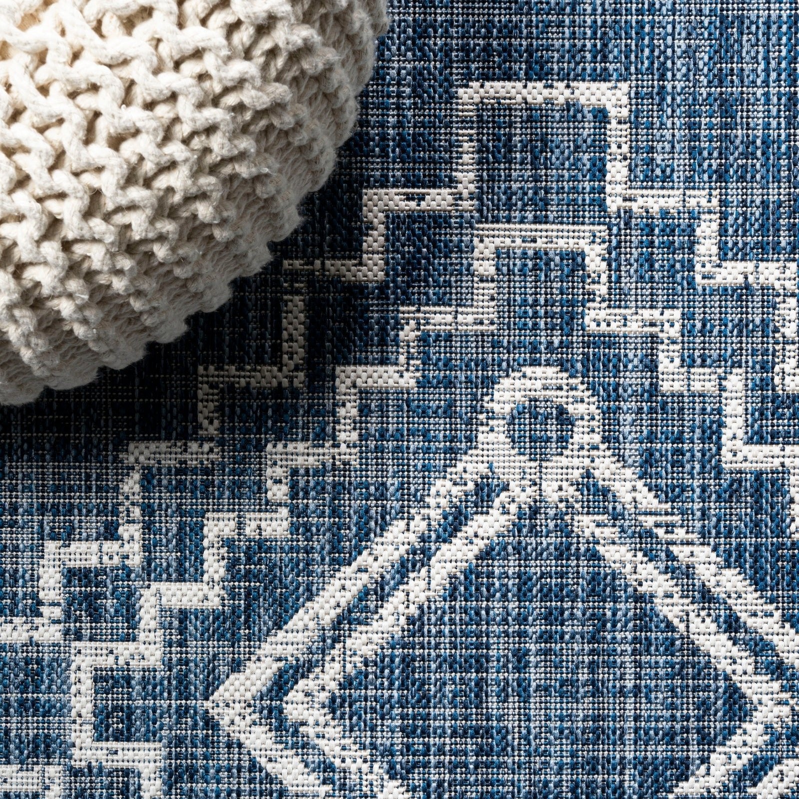 Marokko Diamond Tribal Medallion Indoor/Outdoor Runner Rug - Image 36
