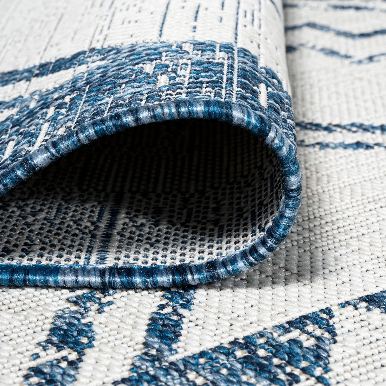 Marokko Diamond Tribal Medallion Indoor/Outdoor Runner Rug - Image 44
