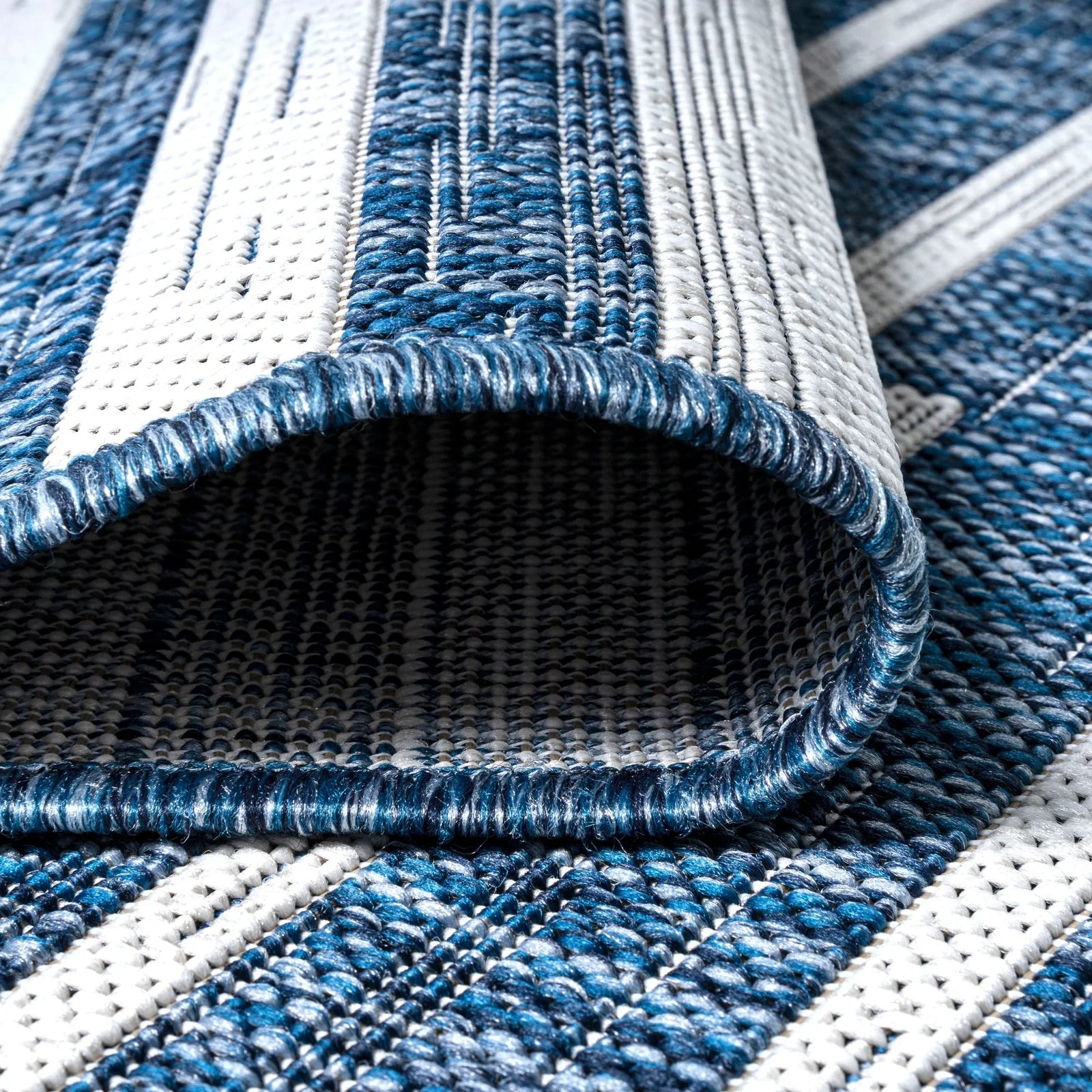 Sukie Modern Offset Stripe Indoor/Outdoor Runner Rug - Image 10