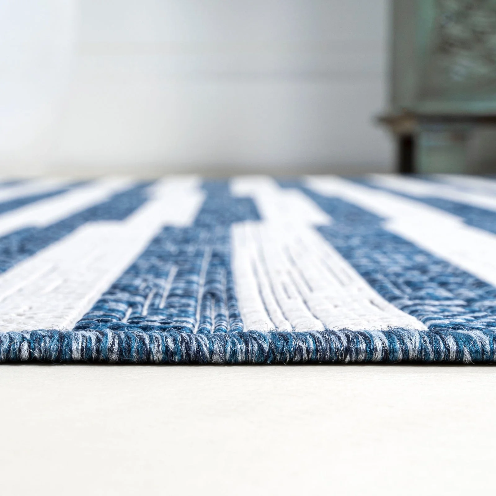 Sukie Modern Offset Stripe Indoor/Outdoor Runner Rug - Image 8