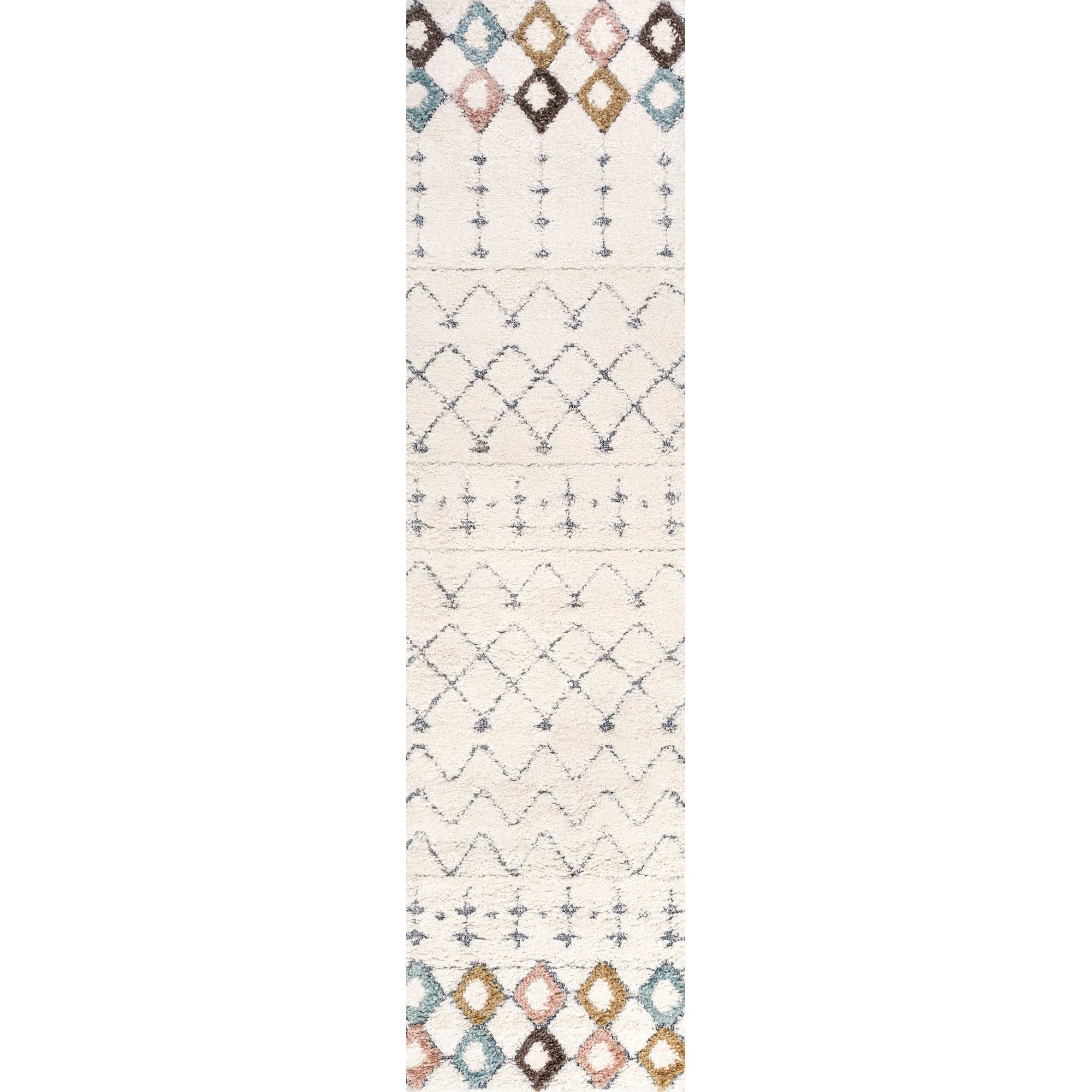 Pia Moroccan Trellis Plush Carved Area Rug - Image 10