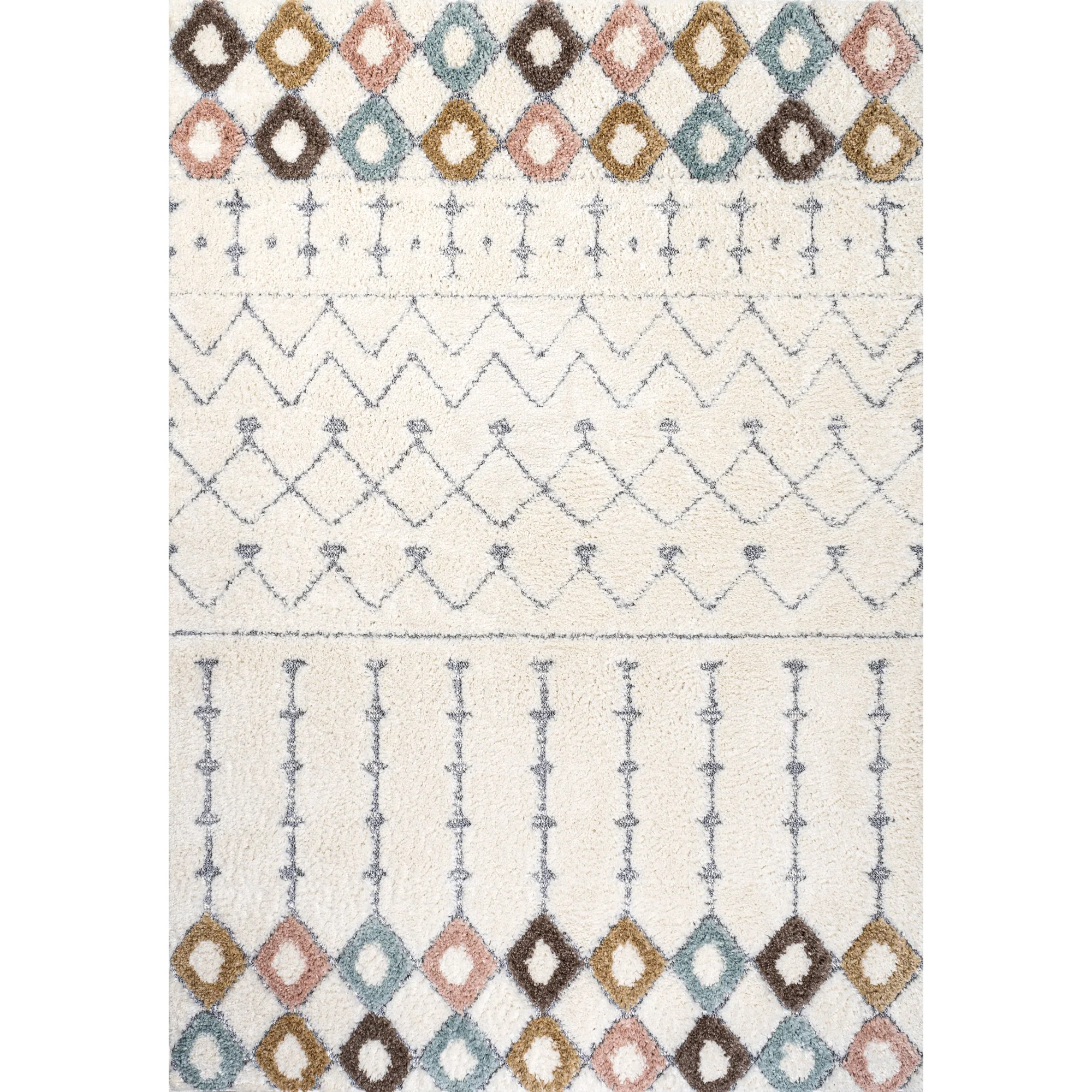 Pia Moroccan Trellis Plush Carved Area Rug - Image 14