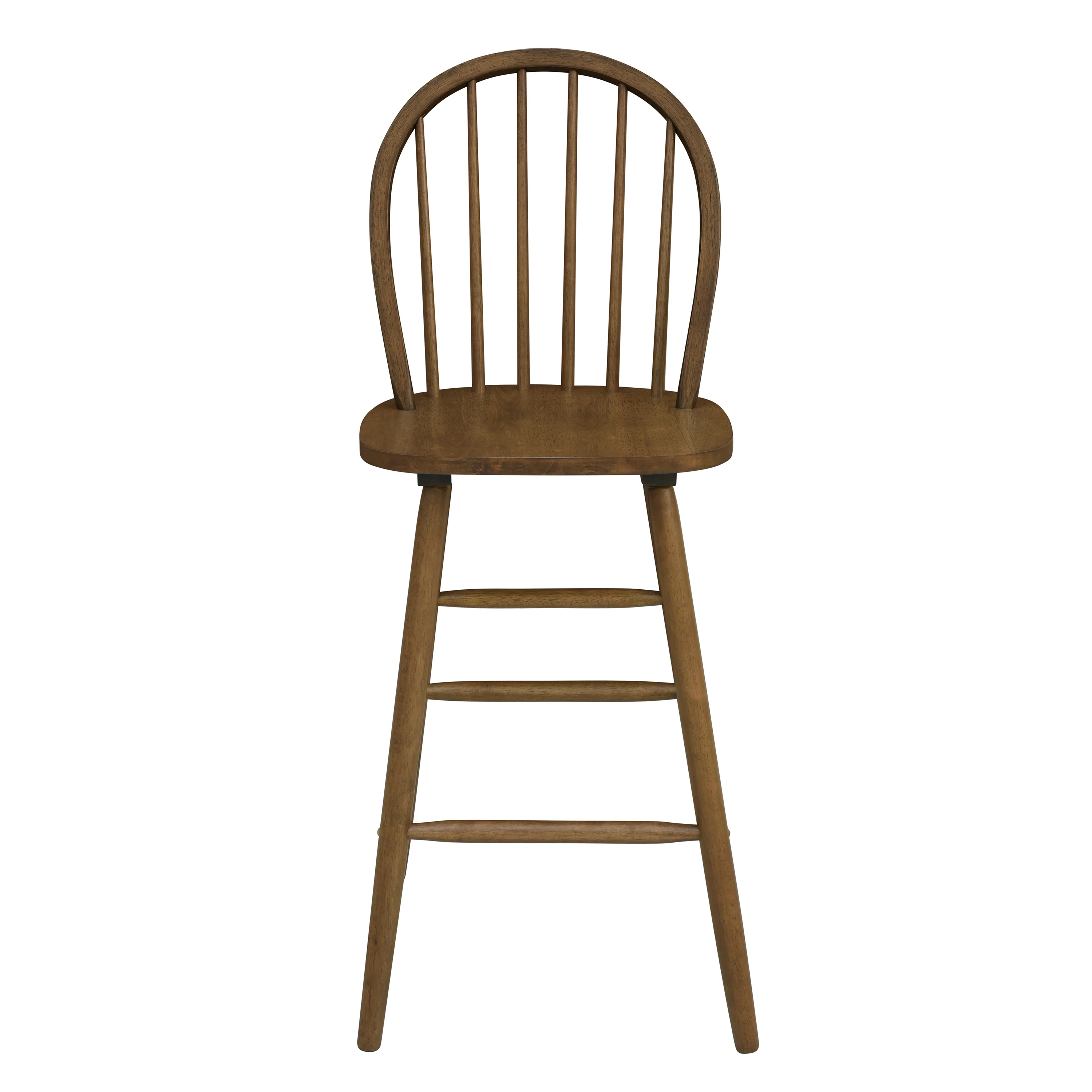 Solid Wood Spindle Back Barstool, Set of 2 - Image 3