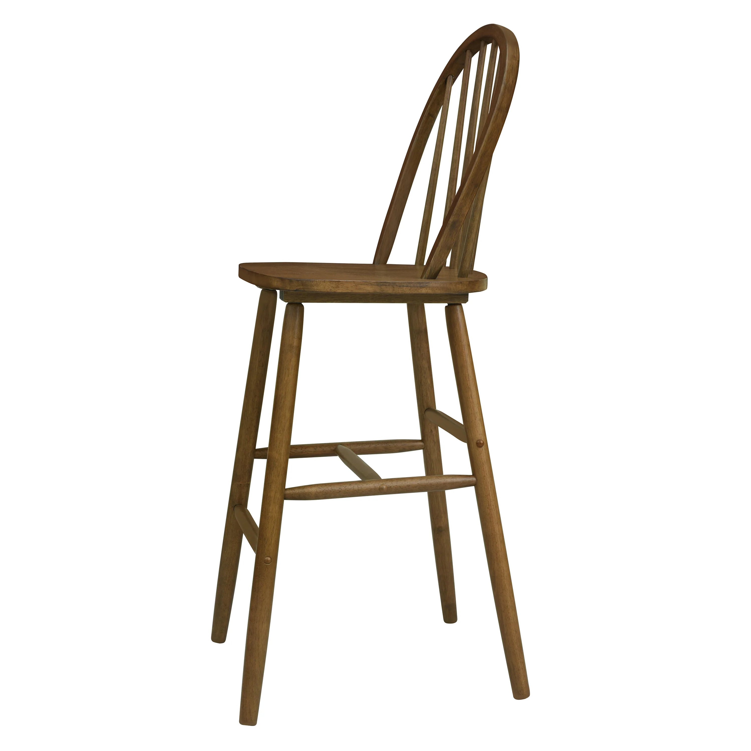 Solid Wood Spindle Back Barstool, Set of 2 - Image 4