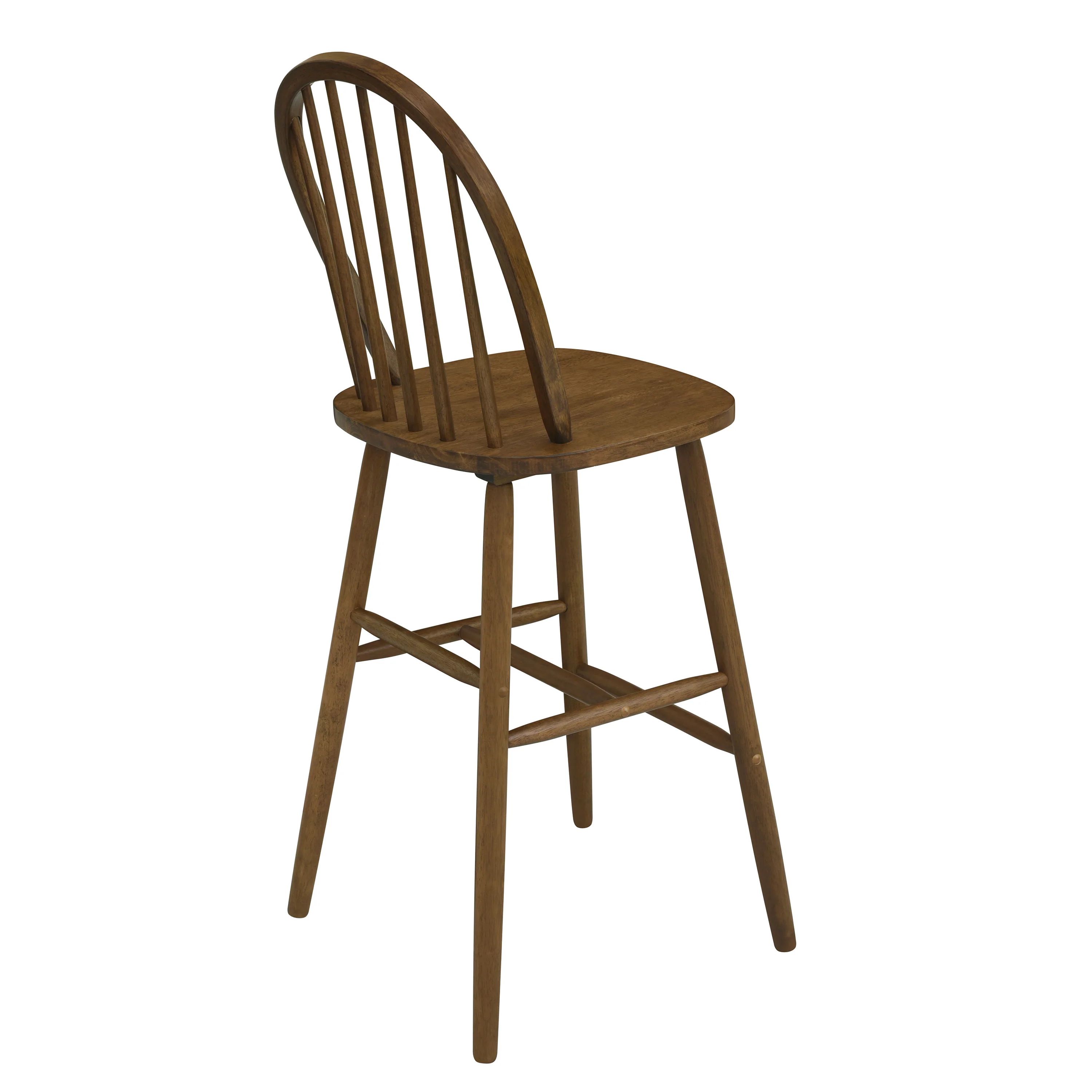Solid Wood Spindle Back Barstool, Set of 2 - Image 5
