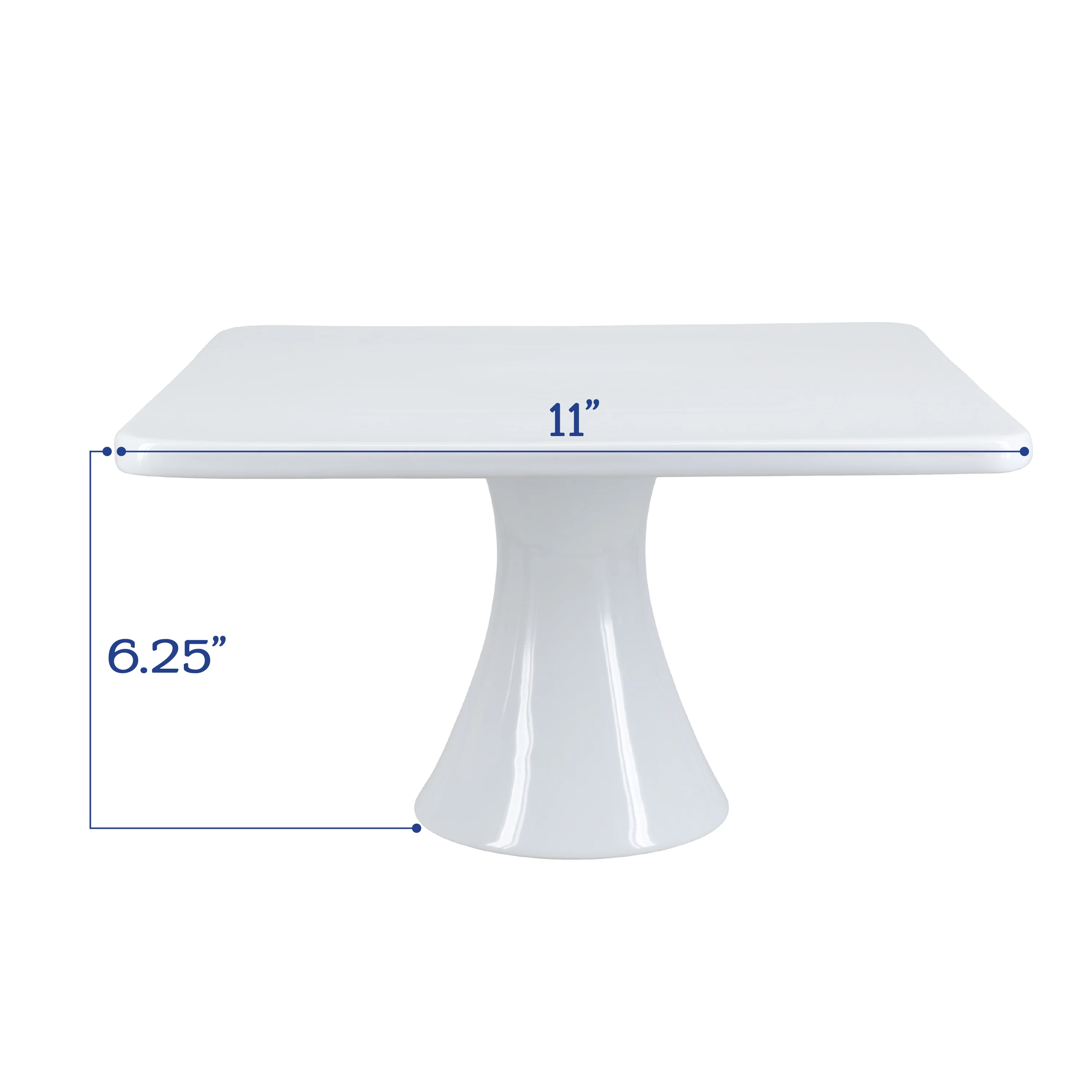 Square Pedestal Cake Stand - Image 2
