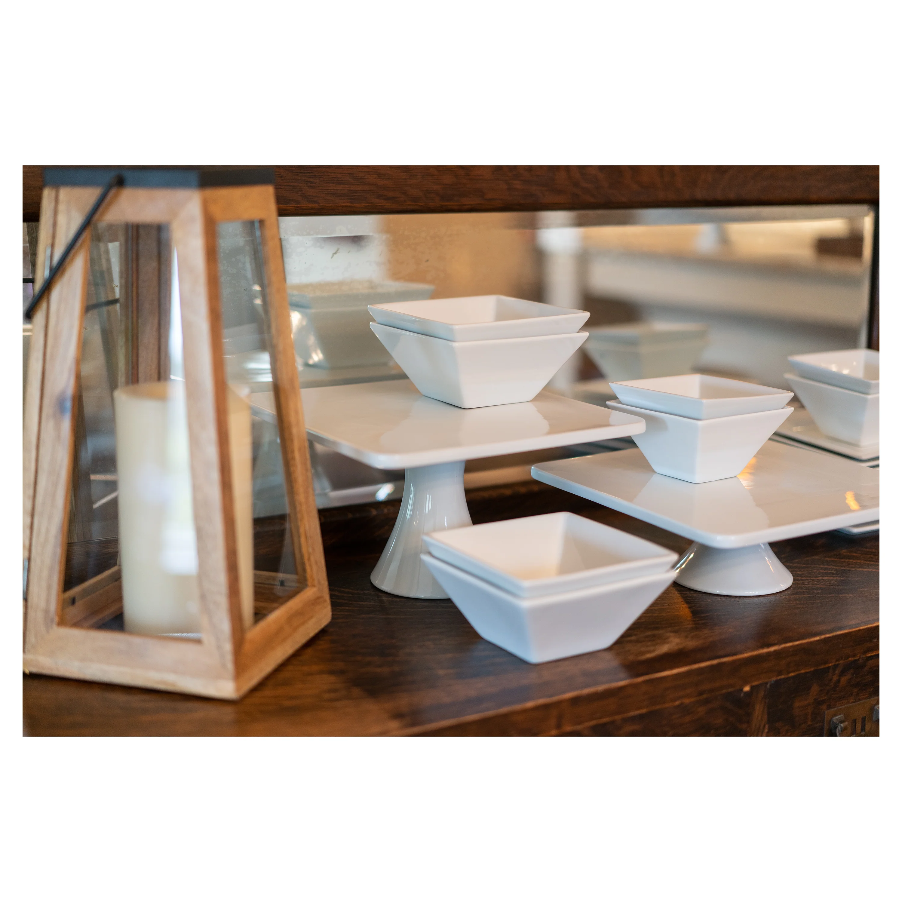 Square Pedestal Cake Stand - Image 6