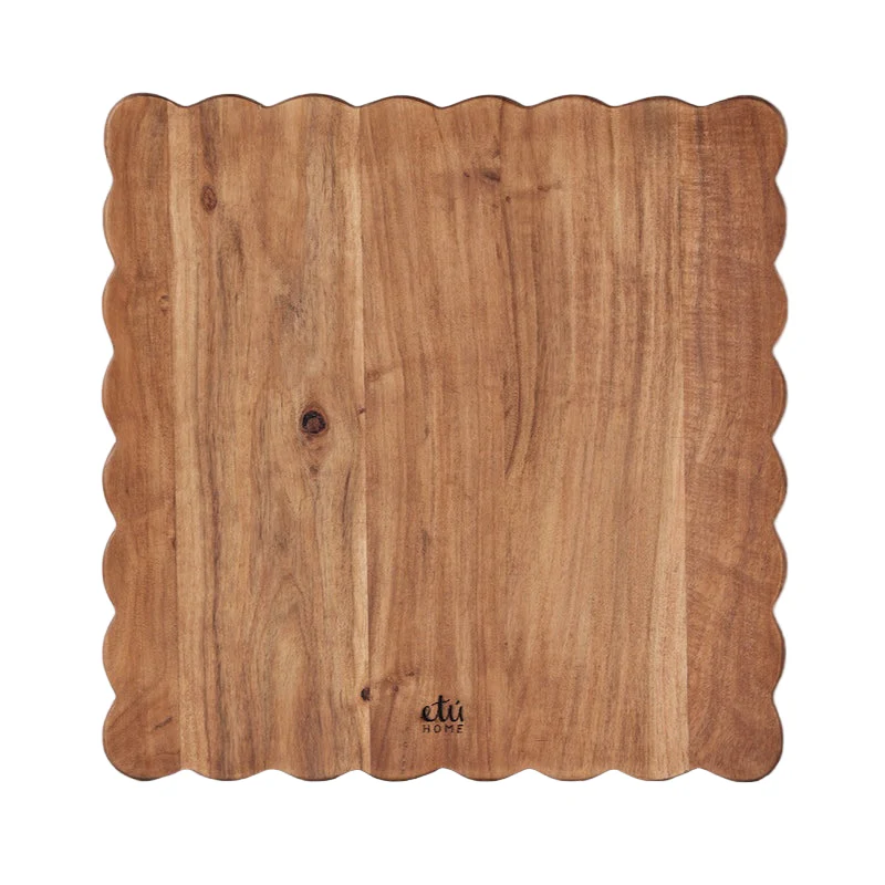 Square Scalloped Cutting Board