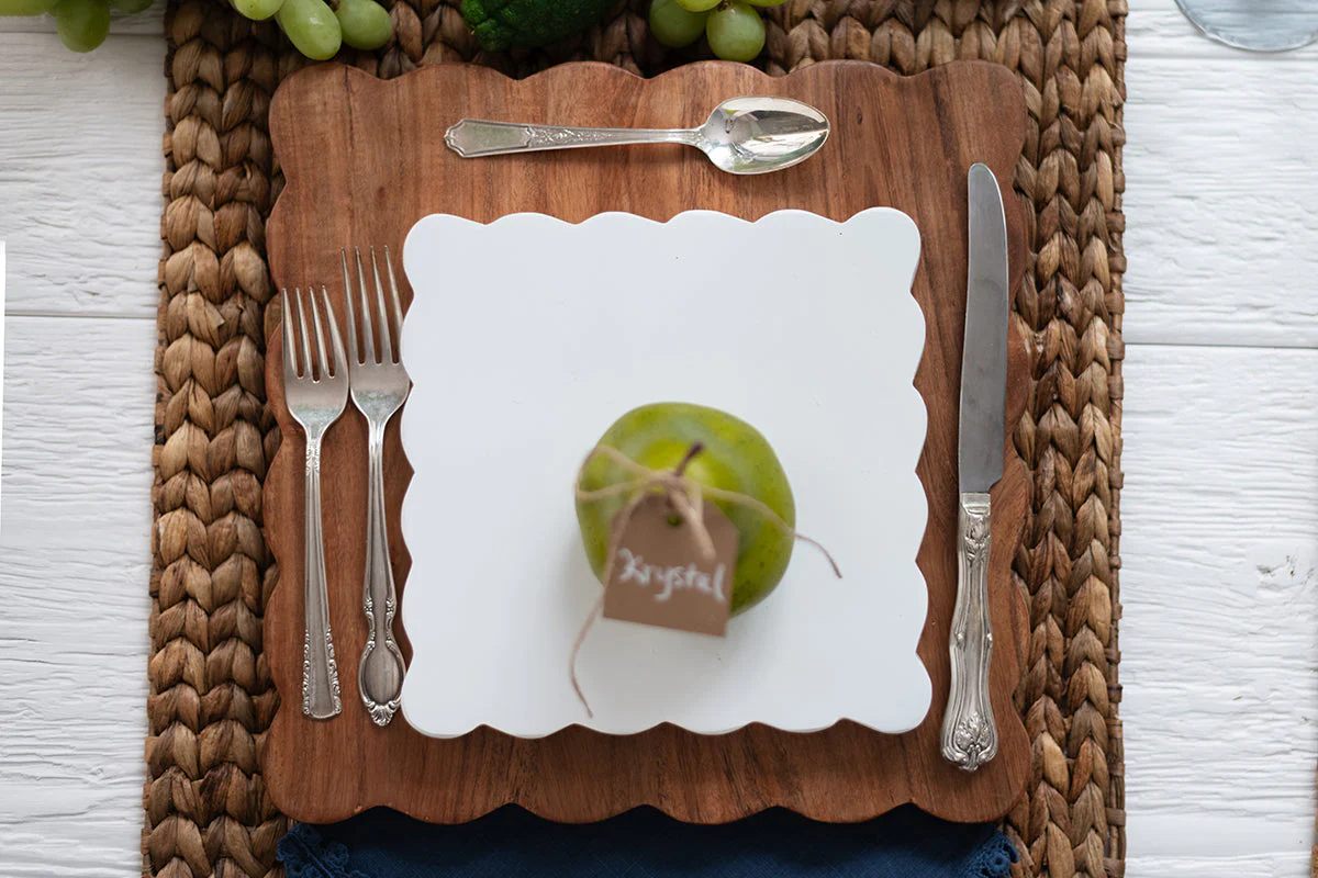 Square Scalloped Cutting Board - Image 14