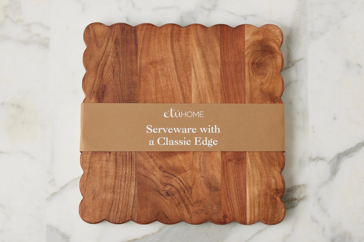 Square Scalloped Cutting Board - Image 5