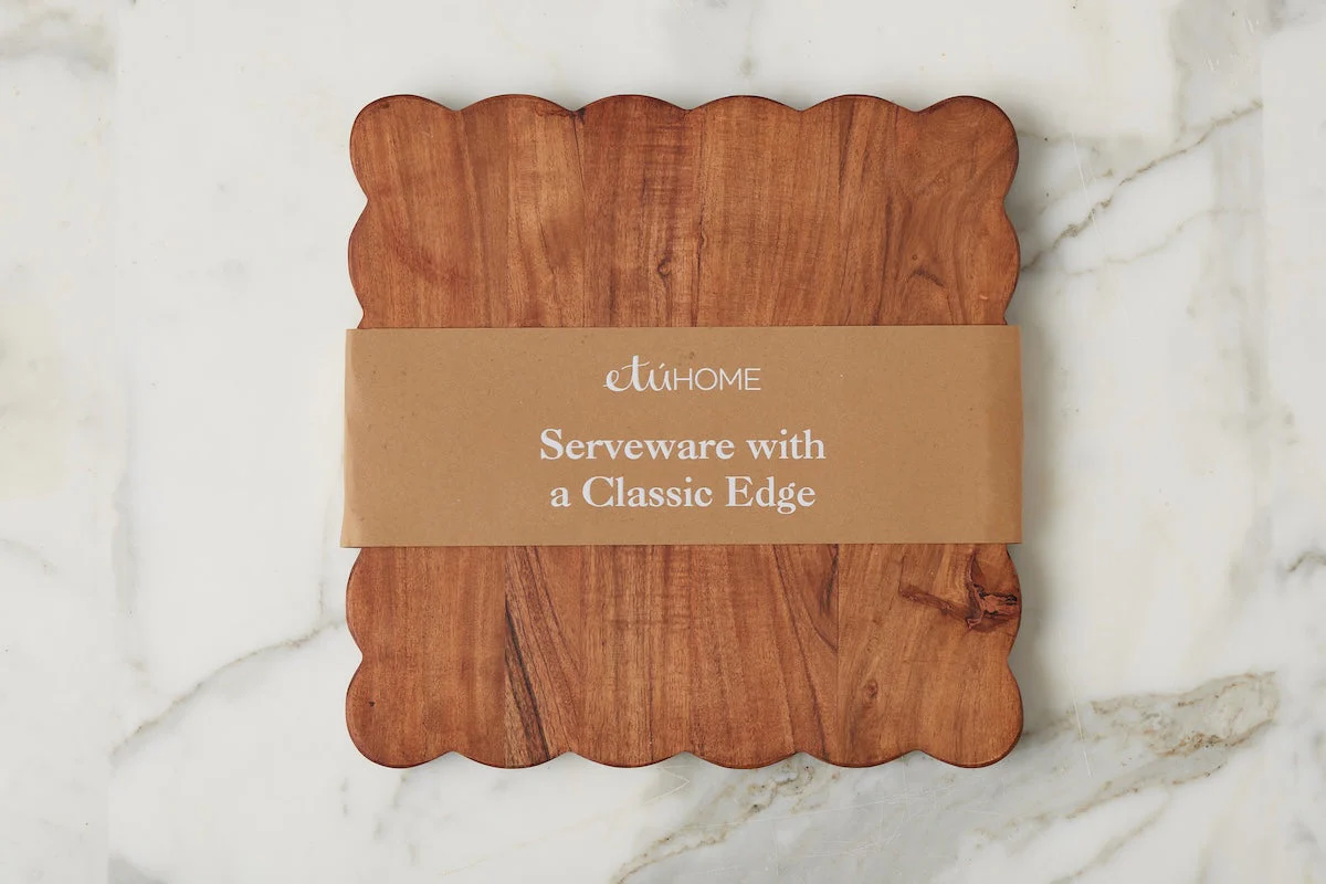 Square Scalloped Cutting Board - Image 9
