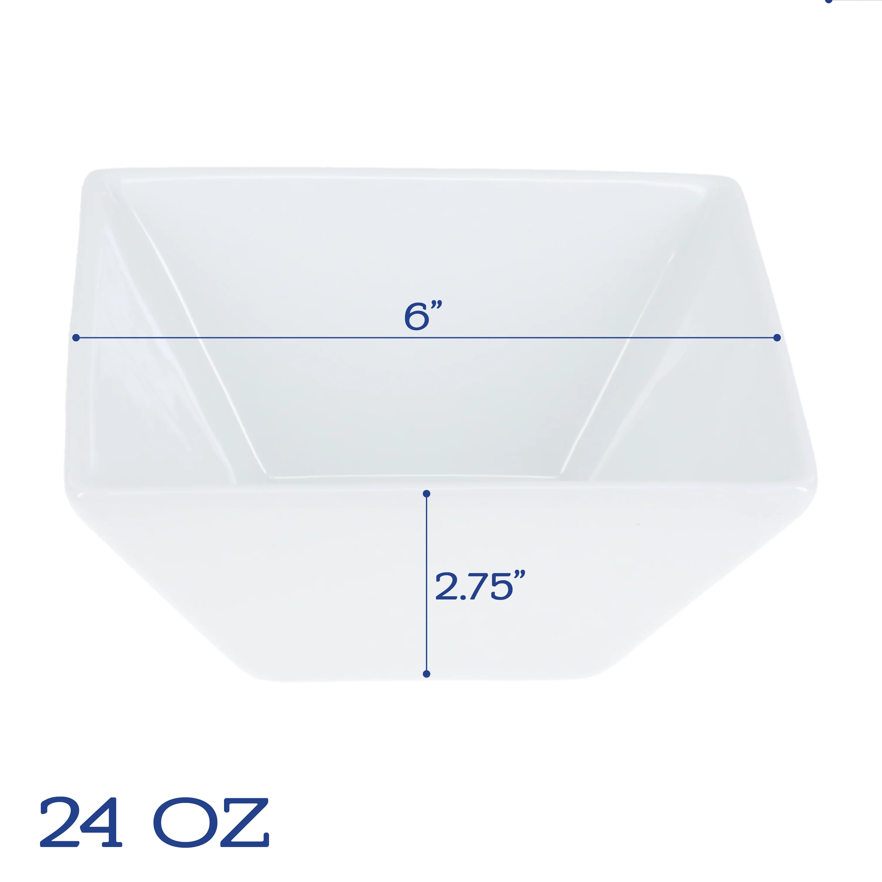 Square Set of 4 Bowls - Image 3