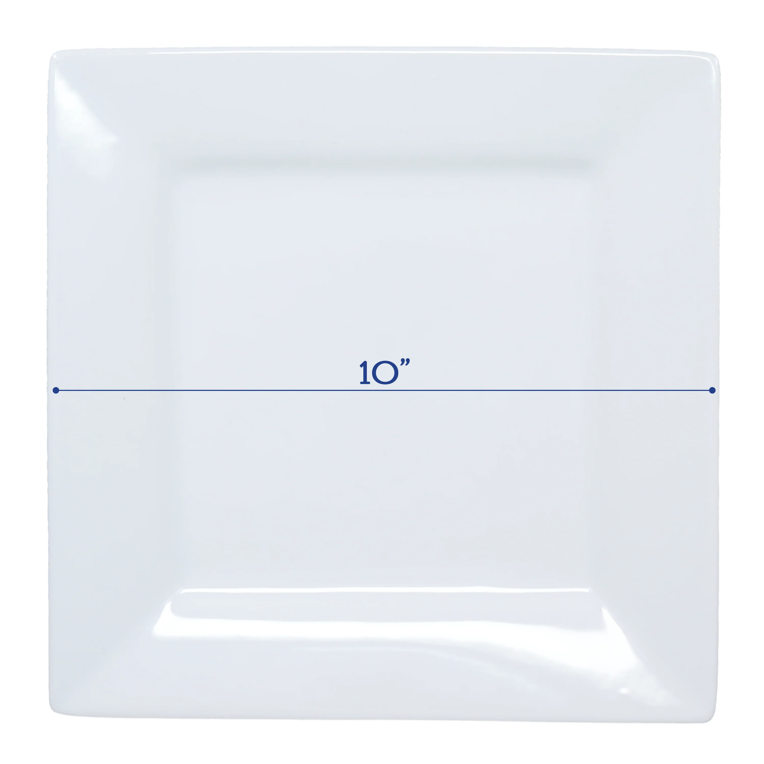 Square Set of 4 Dinner Plates - Image 3