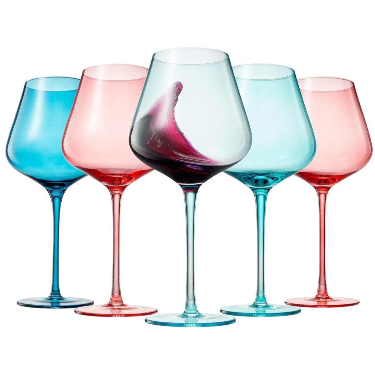 St Barths Wine Glasses Set of 5