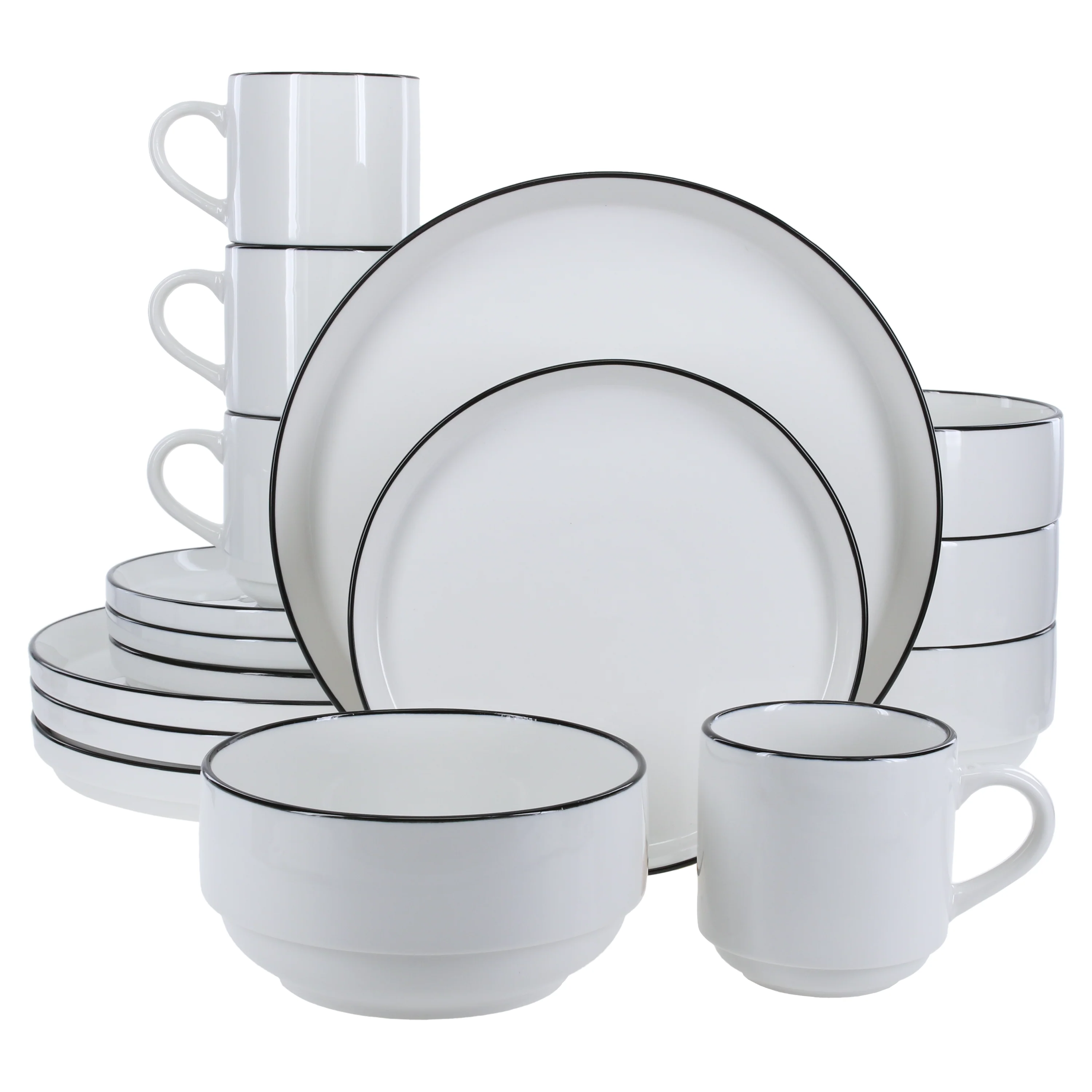 Stackable 16 Piece Dinnerware Set - Image 3