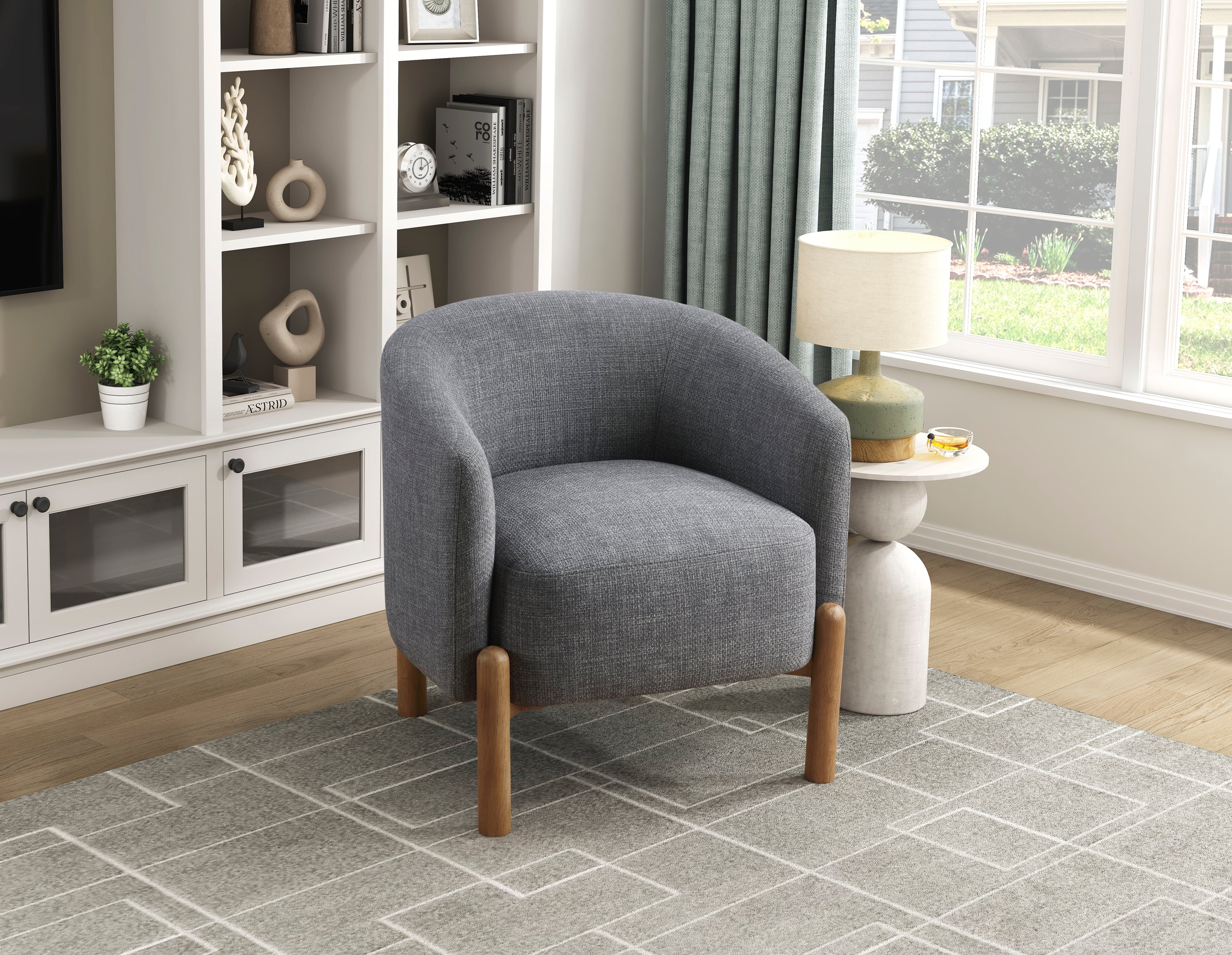 Contemporary Club Accent Chair - Image 12