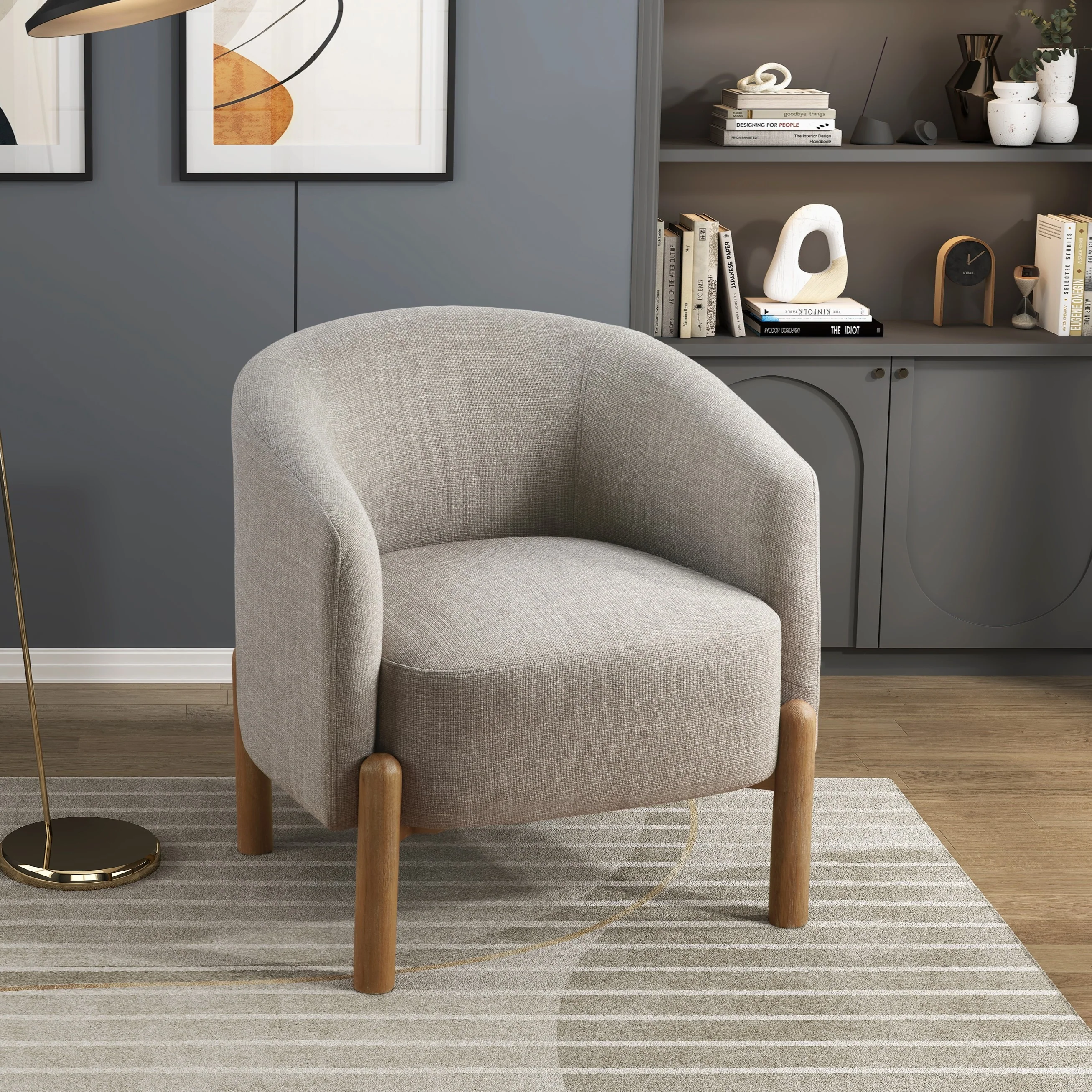 Contemporary Club Accent Chair - Image 14